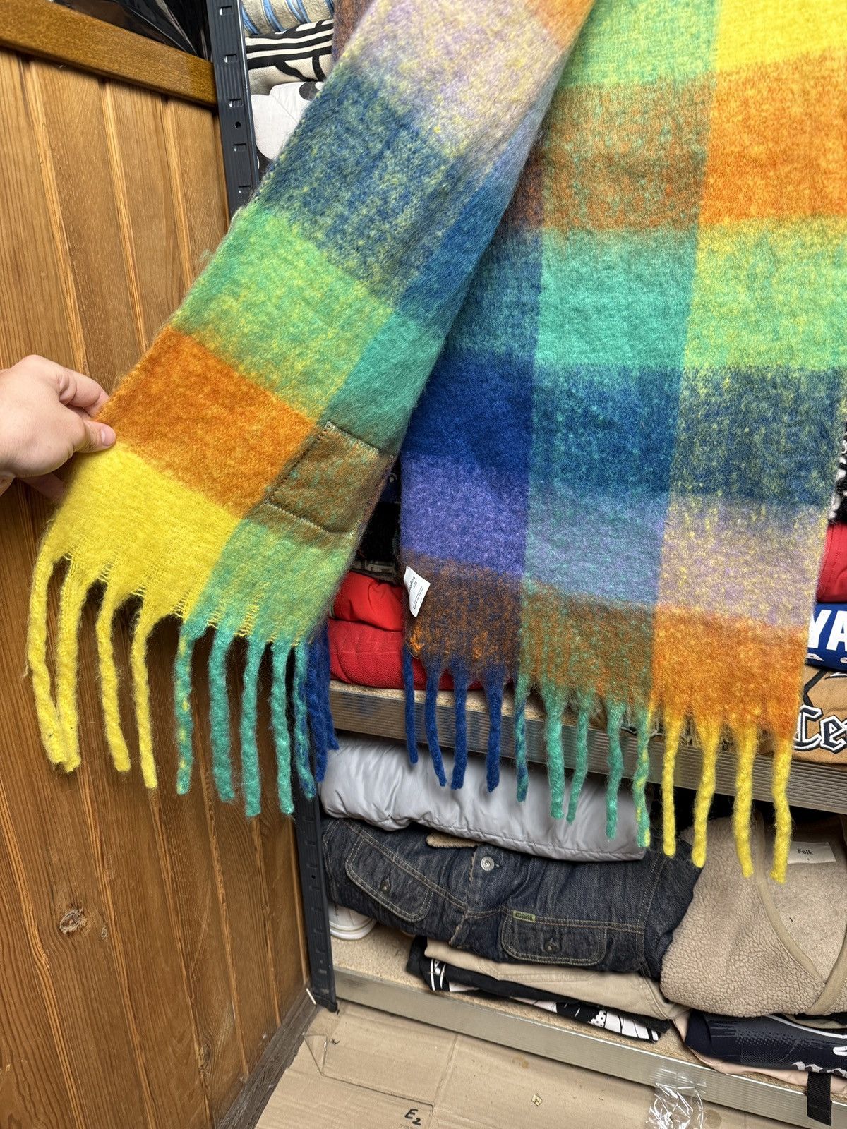 Acne Studios Acne Studios Big Logo Scarf Size ONE SIZE - 7 Thumbnail