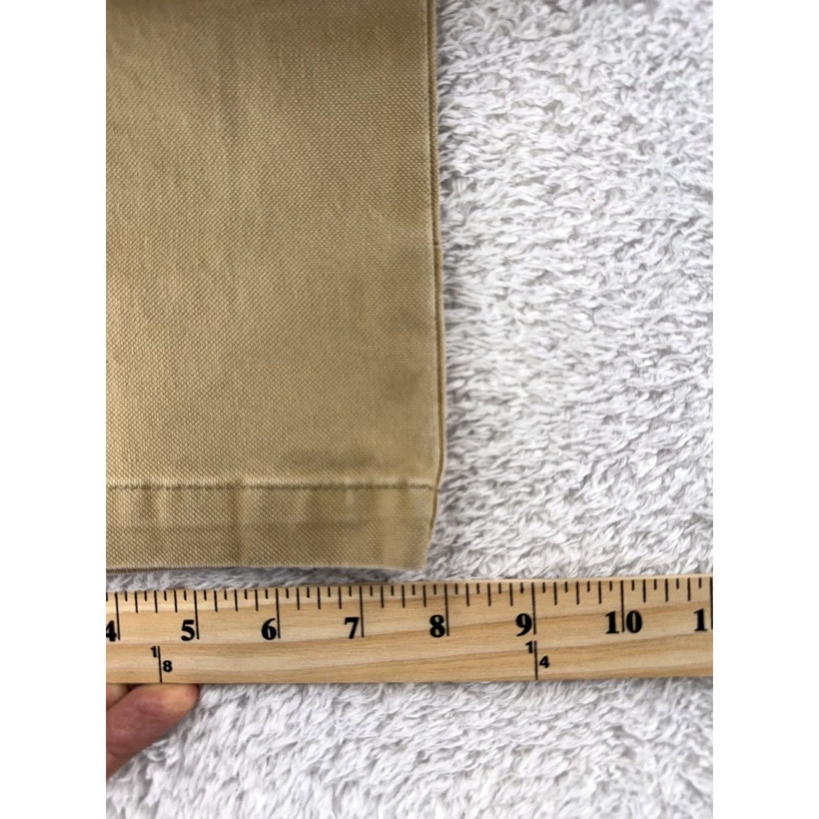 Wrangler Wrangler Pants Mens 36x31 Khakis Cotton Spandex Canvas Straight Leg Workwear Utility Beige Size US 36 / EU 52 - 6 Thumbnail