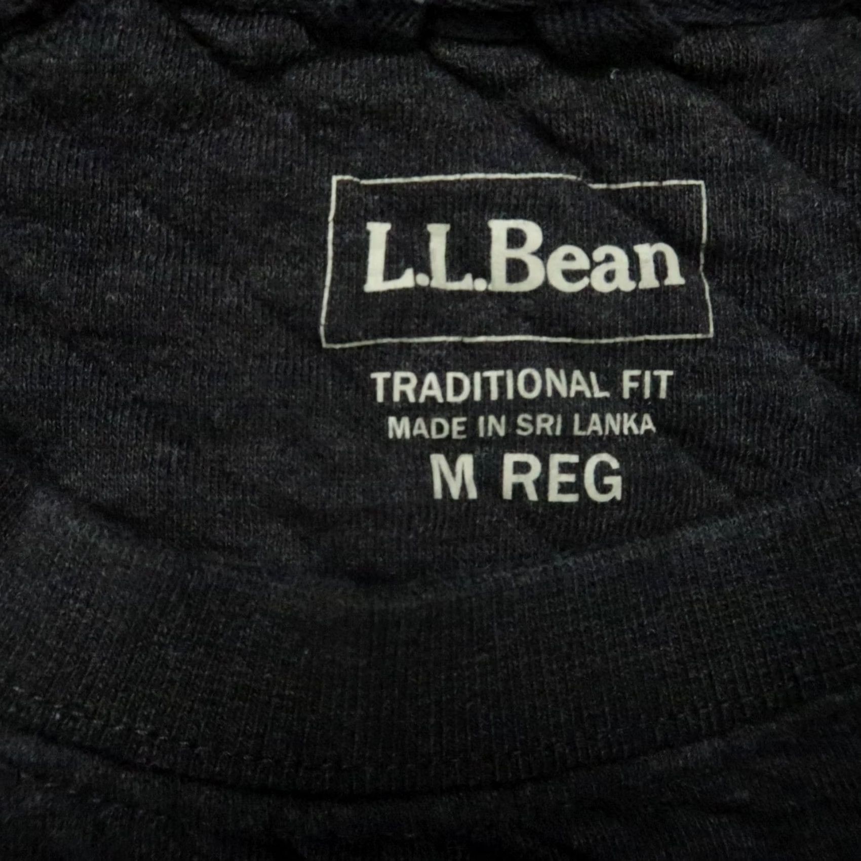 Vintage VINTAGE LL Bean Pullover Mens M Charcoal Gray Quilted Sweatshirt Pullover Crew Size US M / EU 48-50 / 2 - 3 Thumbnail