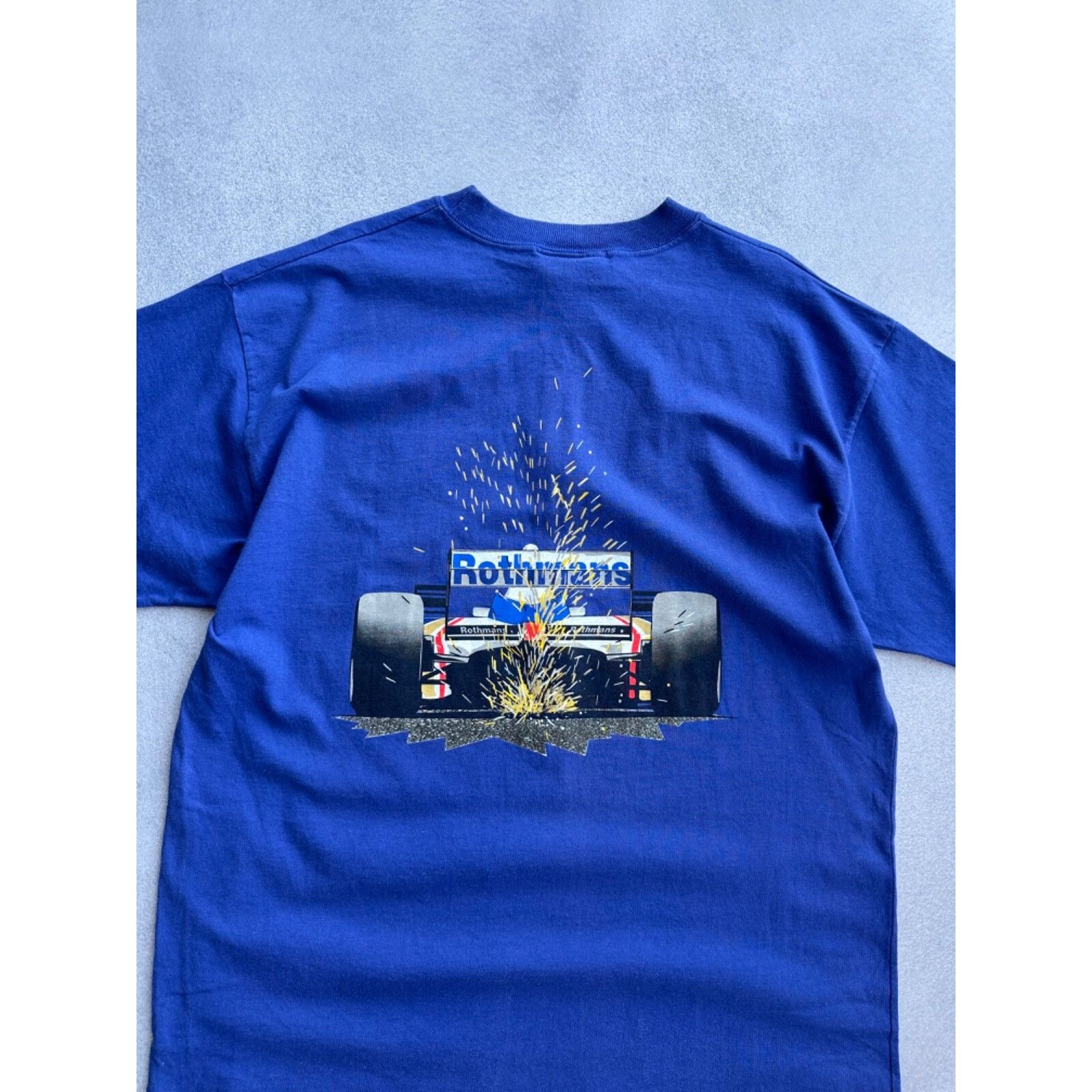 Vintage Vintage Rothmans Williams Renault F1 Racing T-shirt 90s Sz L Size US L / EU 52-54 / 3 - 8 Thumbnail