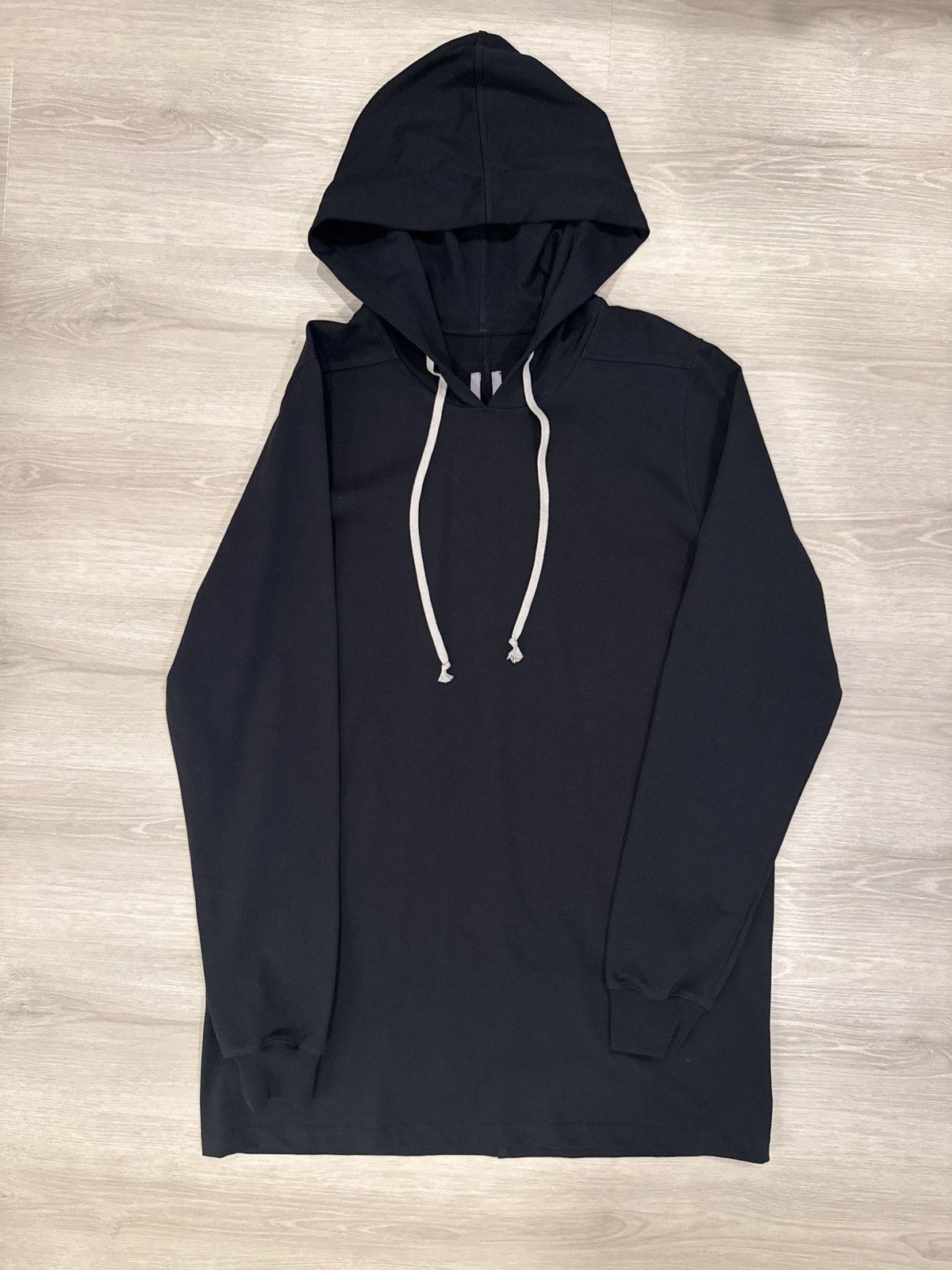 Rick Owens FW 2017 Rick Owens Oversized Cotton-Jersey Hoodie Size US M / EU 48-50 / 2 - 1 Thumbnail