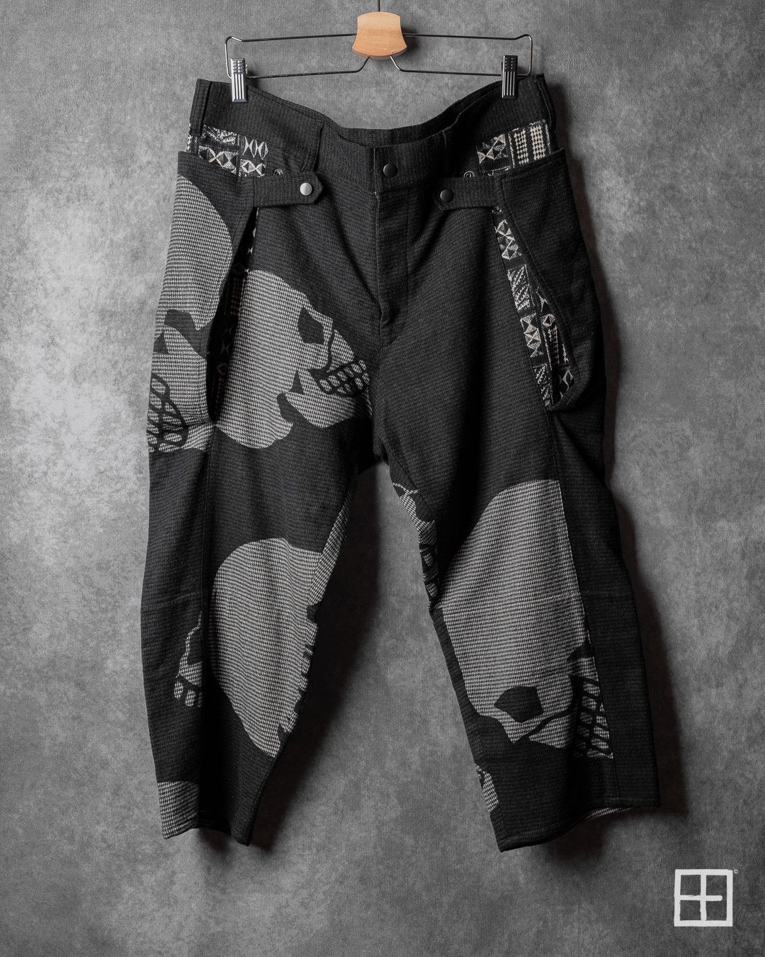 Yohji Yamamoto Yohji Yamamoto Pour Homme AW14 Runway Skull Jacquard Pants Size US 32 / EU 48 - 1 Thumbnail