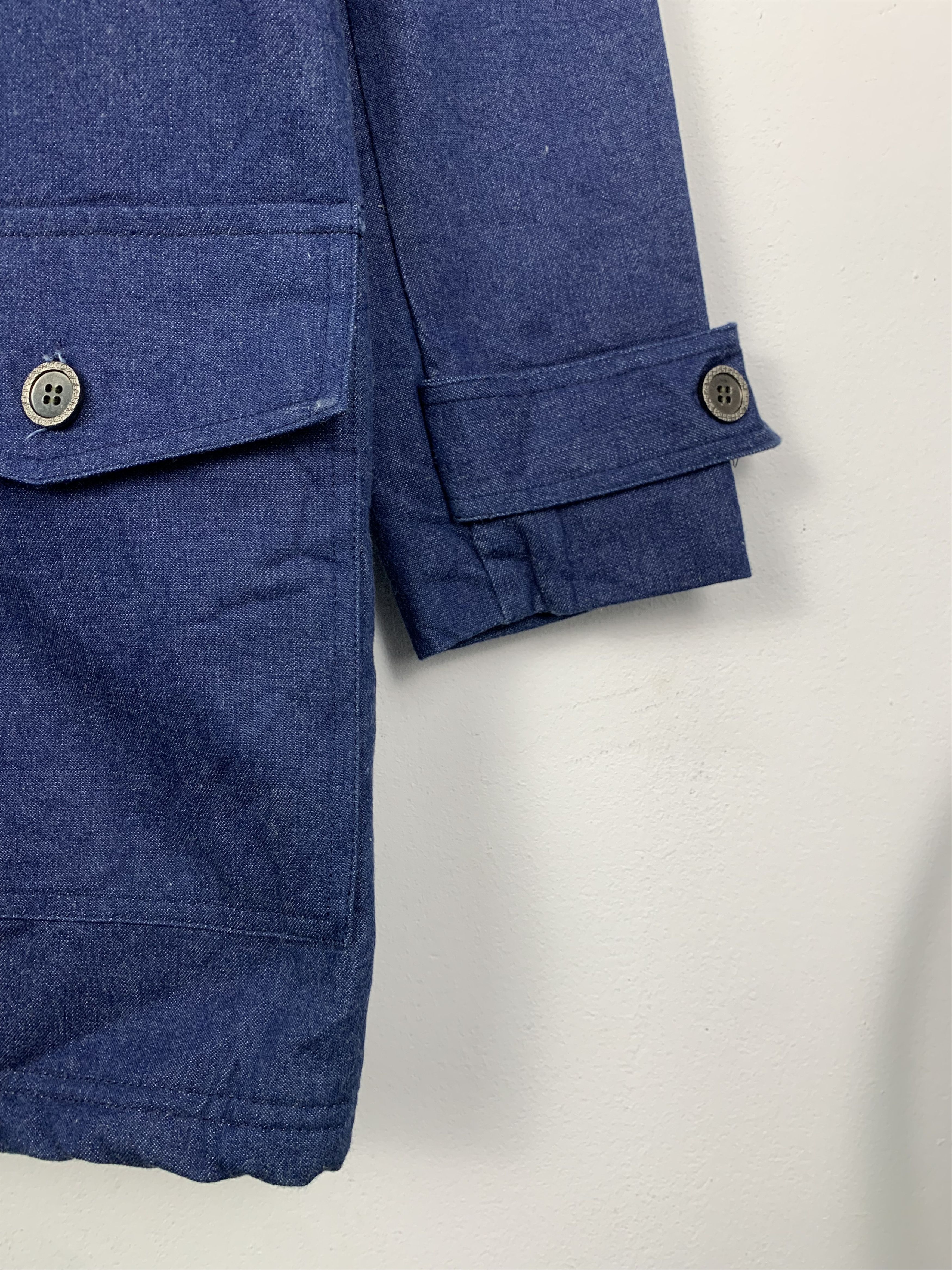Japanese Brand Vintage 90s Japanese Brand Sherpa Denim Jacket J1364 Size US M / EU 48-50 / 2 - 9 Thumbnail