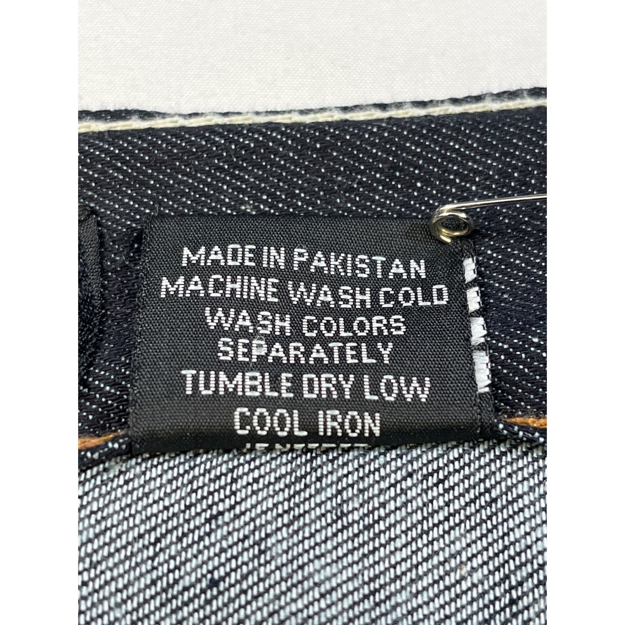 Other Q By Qruel Mens Dark Blue Straight Leg Jeans Size 38 SKU 656 Size US 38 / EU 54 - 5 Thumbnail