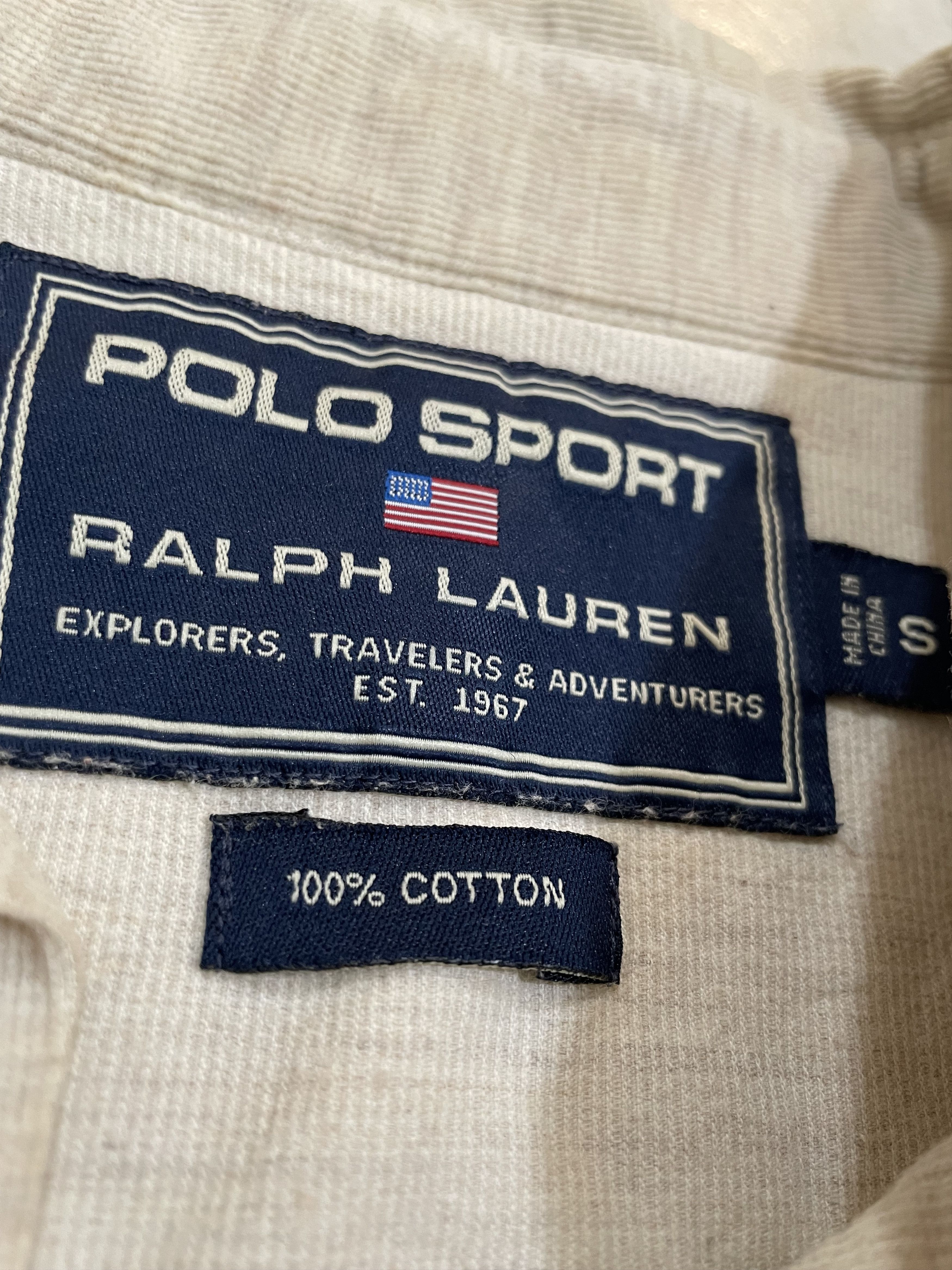Polo Ralph Lauren Polo sport Ralph Lauren western style button up corduroy Size US S / EU 44-46 / 1 - 2 Thumbnail