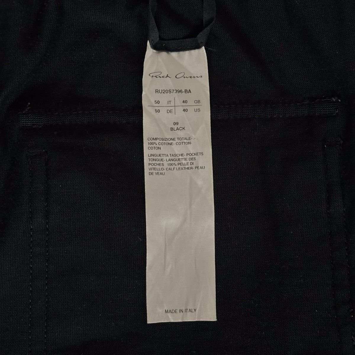 Rick Owens Rick Owens Cargo Jog SS20 TECUATL Size US 40 / EU 56 - 18 Thumbnail