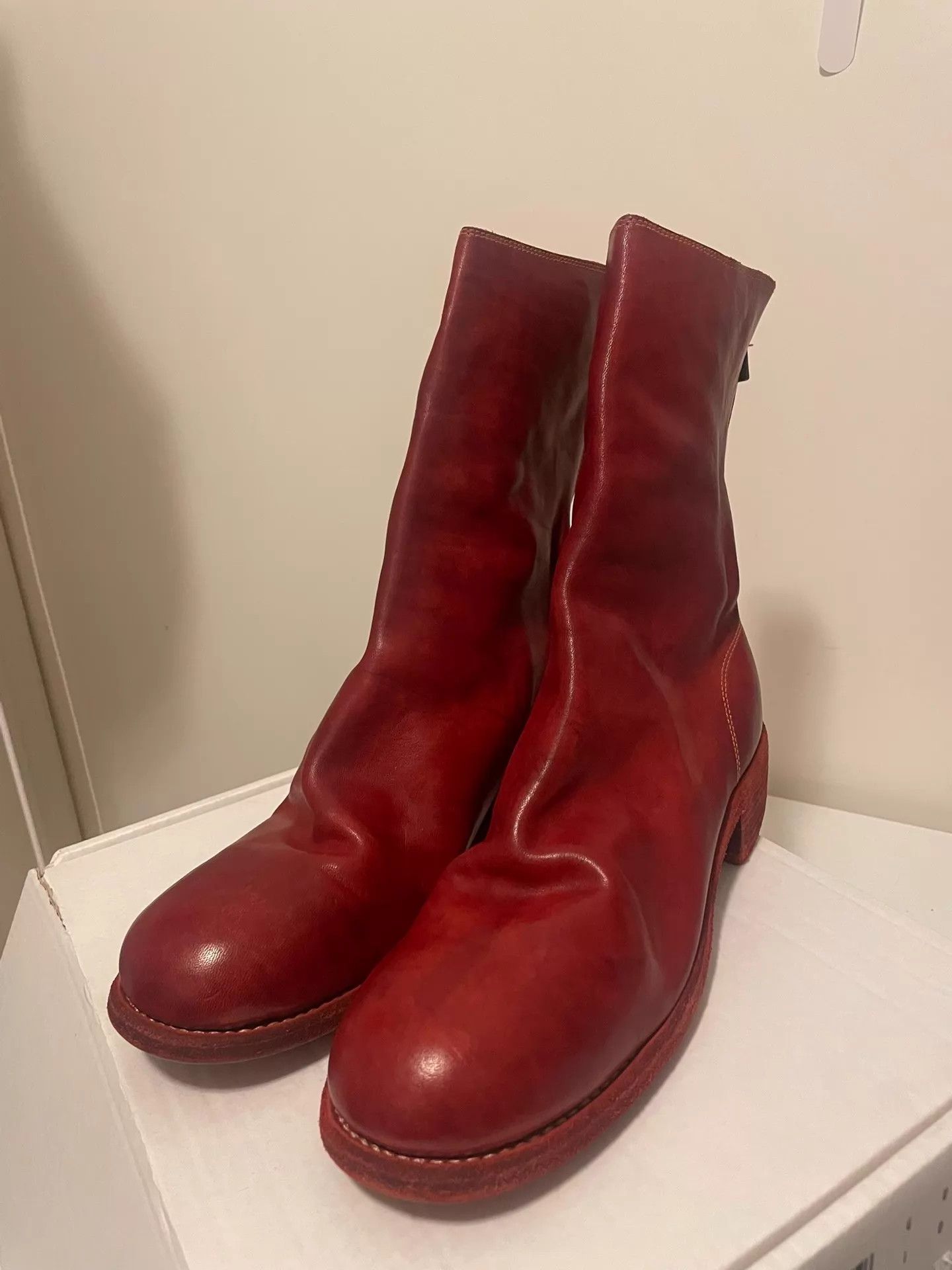 Guidi Guidi 788 sz43 Red New Full Set Size US 10 / EU 43 - 1 Thumbnail