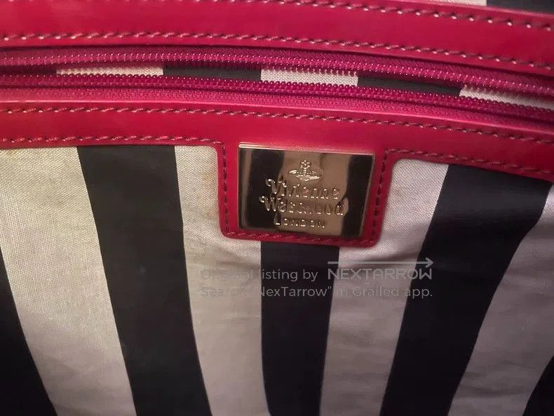 Vivienne Westwood Vivienne Westwood Red Felt Tote Bag. Size ONE SIZE - 2 Thumbnail