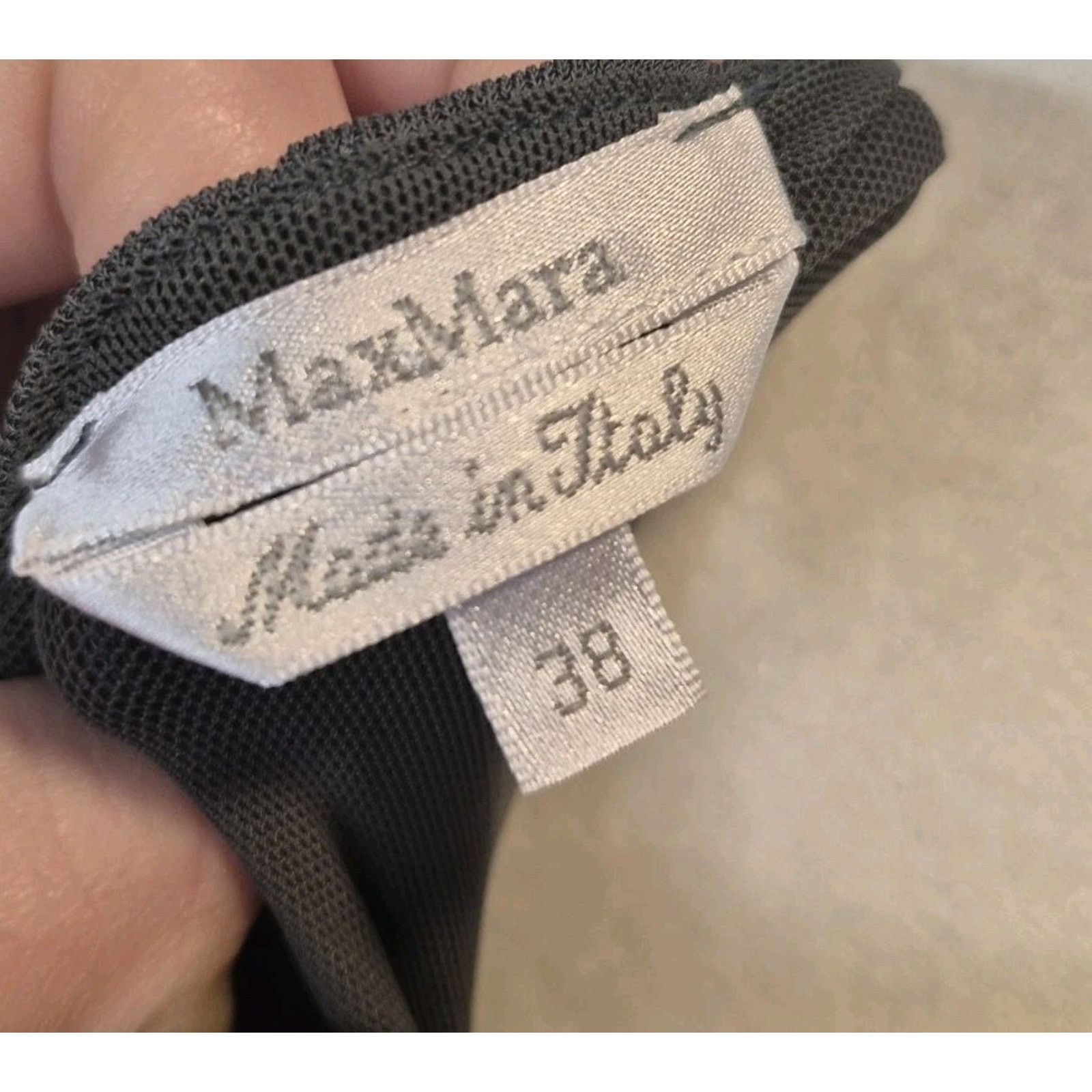 Max Mara Max Mara Designer Drape Gray Midi Dress Italy 38 US 8 Size M / US 6-8 / IT 42-44 - 6 Thumbnail