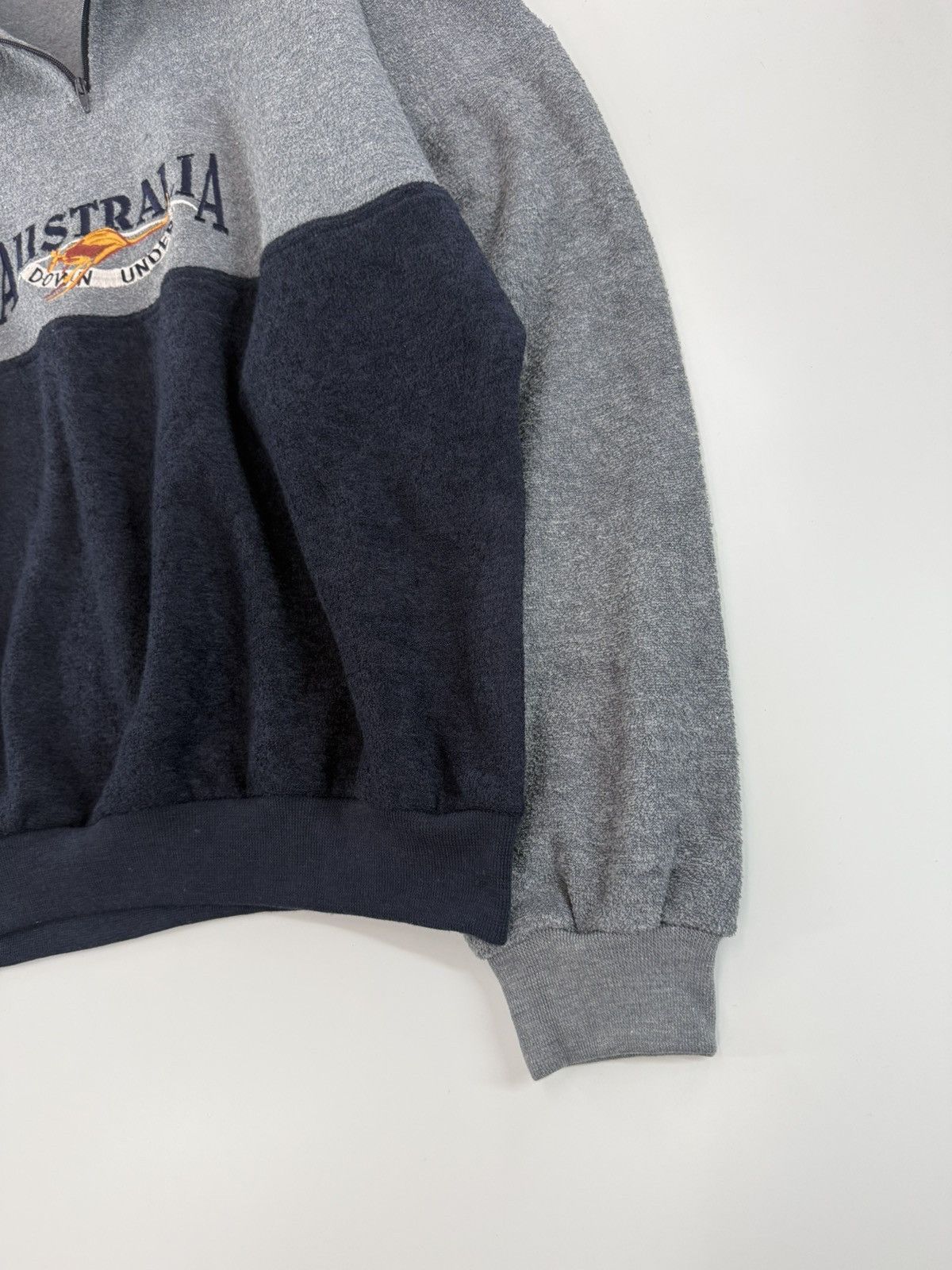 The Australian Outback Collection 🔥 90s Ausie iConic Dreamings Quarter Zip Velour Sweatshirt Size US S / EU 44-46 / 1 - 2 Thumbnail