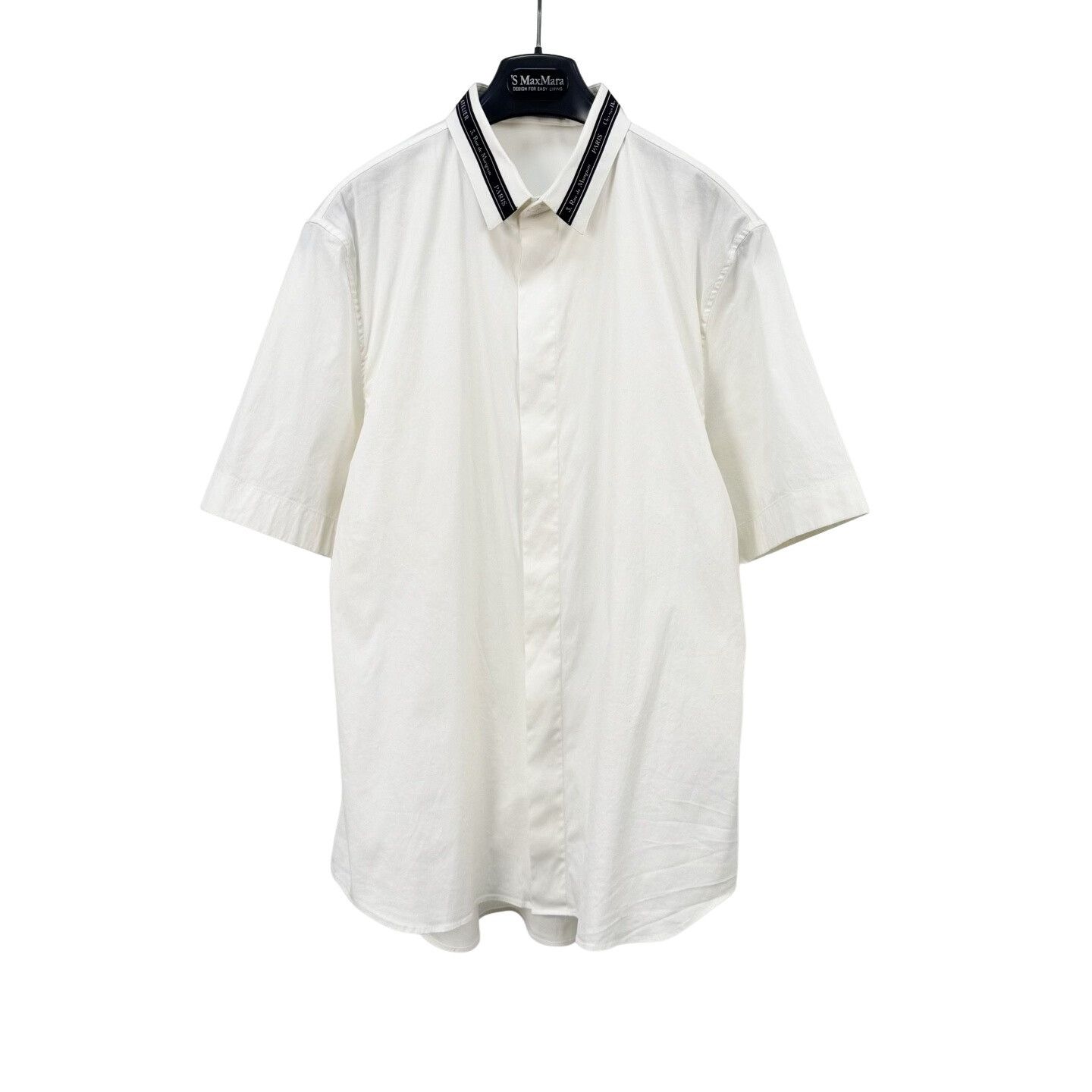 Dior Dior Logo Collar Short Sleeve Shirt Size L Size US L / EU 52-54 / 3 - 1 Thumbnail