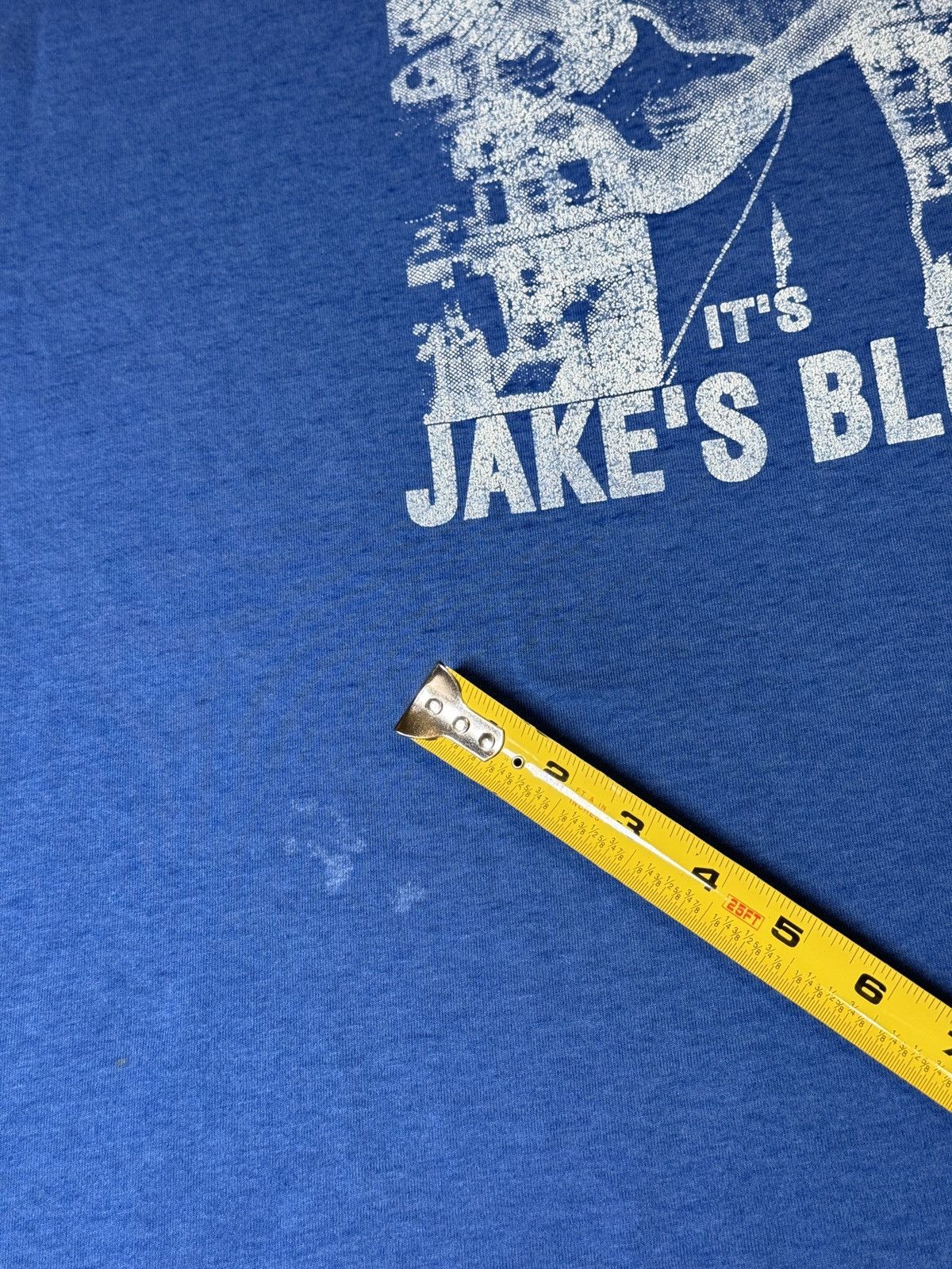 Band Tees × Jerzees × Vintage Vtg 90s RARE Jake’s Blues Band Distressed T Shirt Size US XL / EU 56 / 4 - 12 Thumbnail