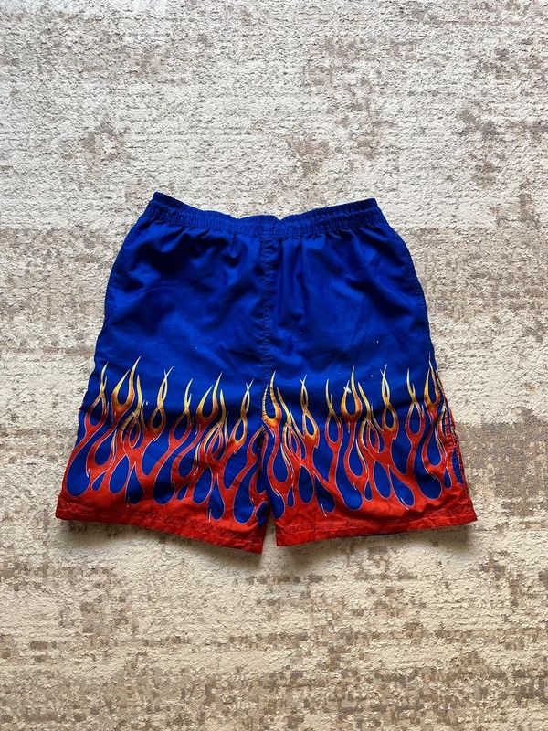 Other Y2K Flames Dragon Skull Fishbone Shirt + Laos Shorts Vintage Size 36S - 13 Thumbnail