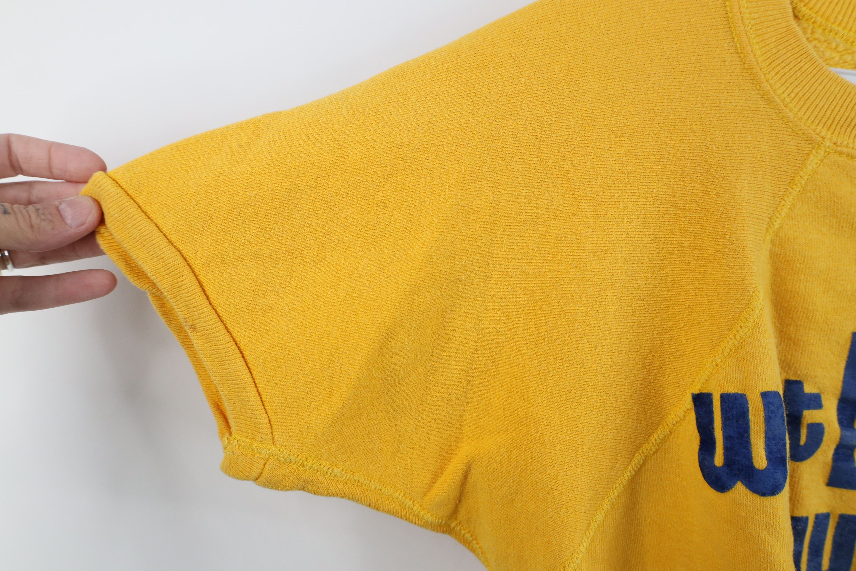 Disney Vintage 70s Walt Disney World Short Sleeve Sweatshirt USA Size L / US 10 / IT 46 - 9 Thumbnail
