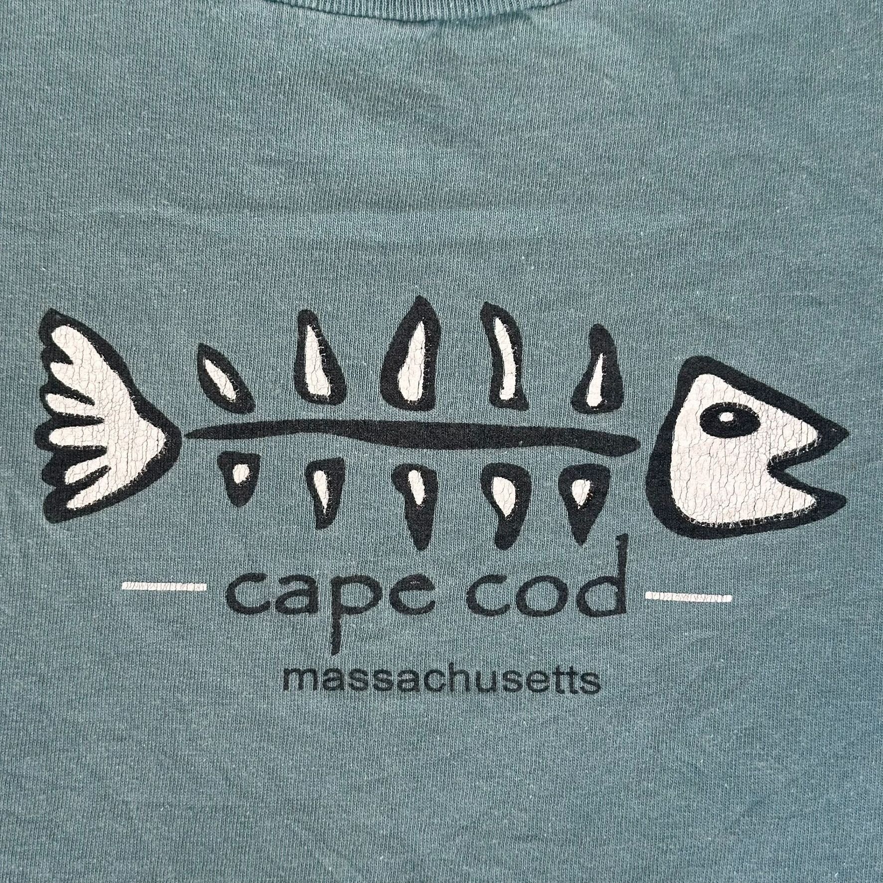 Vintage Vintage 90s Cape Cod Fish T-Shirt Blue M Single Stitch Coast Size US M / EU 48-50 / 2 - 2 Thumbnail