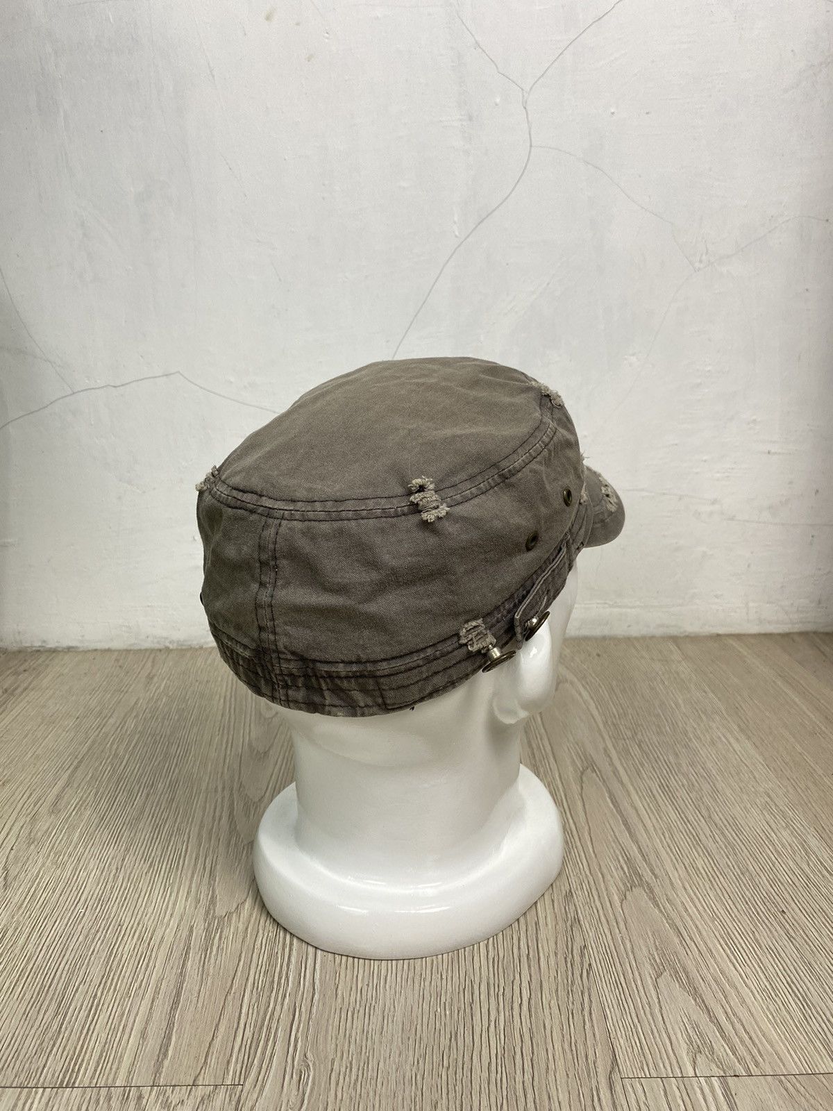 If Six Was Nine × Japanese Brand × Le Grande Bleu (L.G.B.) 2000s Distressed patrol hat ifsixwasnine lgb style Size ONE SIZE - 3 Thumbnail
