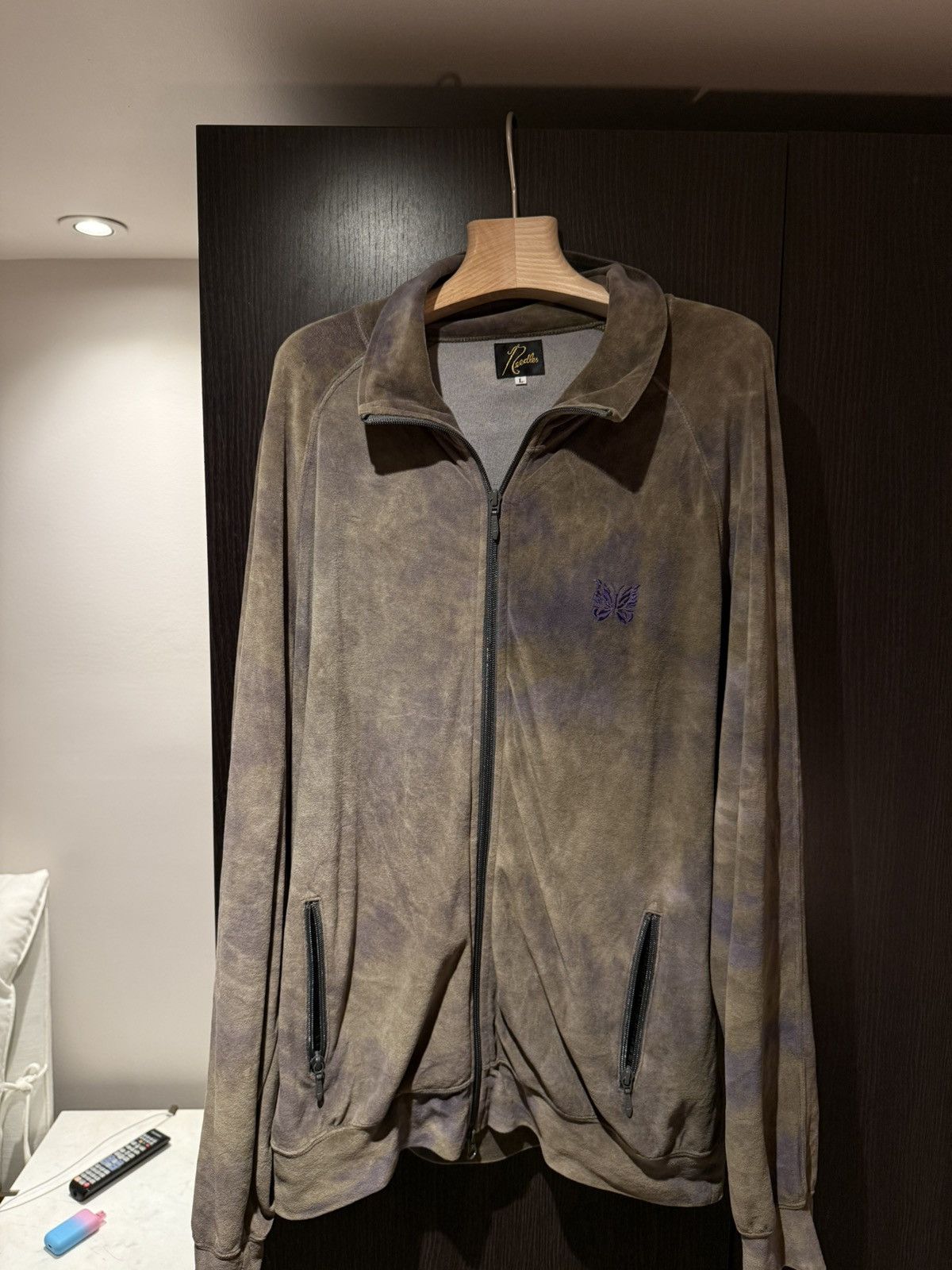 Needles Needles Tie Dyed Velour Track Jacket Size US L / EU 52-54 / 3 - 1 Thumbnail