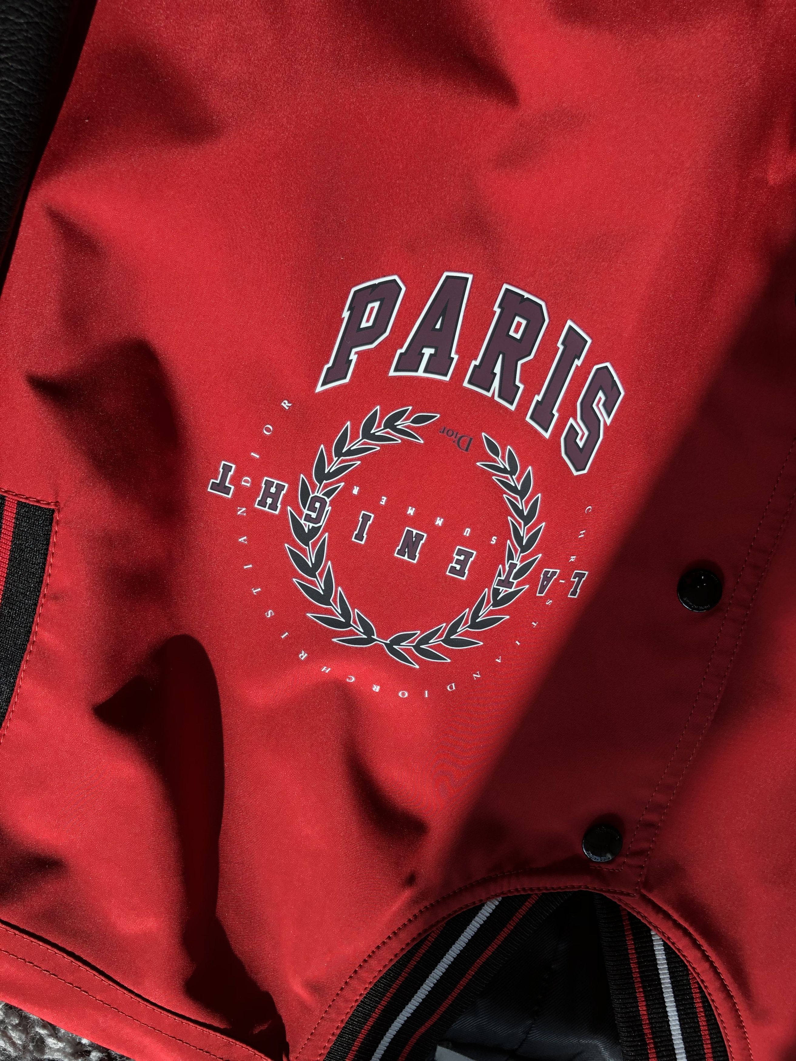 Dior DIOR HOMME Paris Varsity Bomber Jacket (SS18) Size US M / EU 48-50 / 2 - 7 Thumbnail