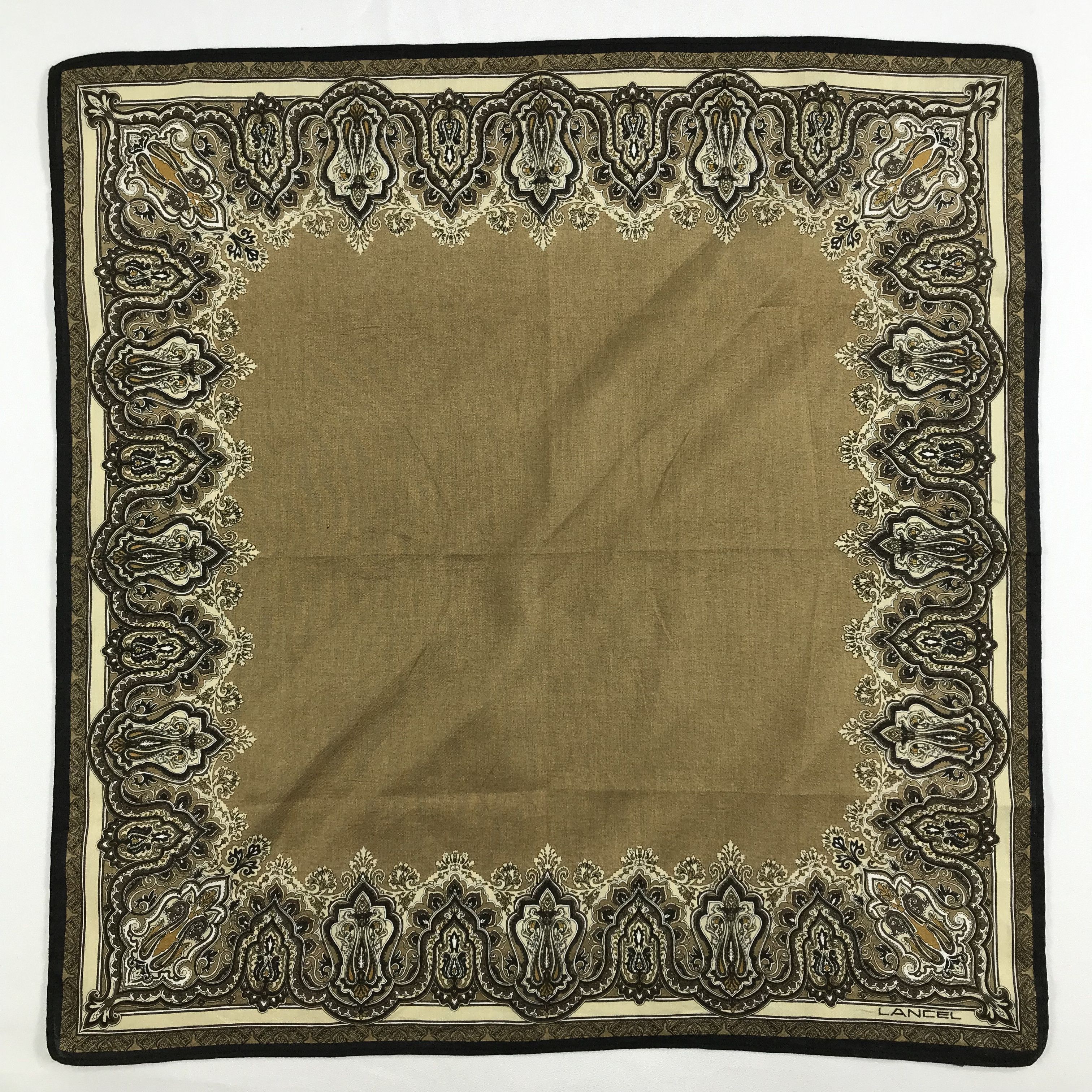Lancel × Vintage Lancel Bandana / Handkerchief / Neckerchief - S2575 Size ONE SIZE - 1 Thumbnail