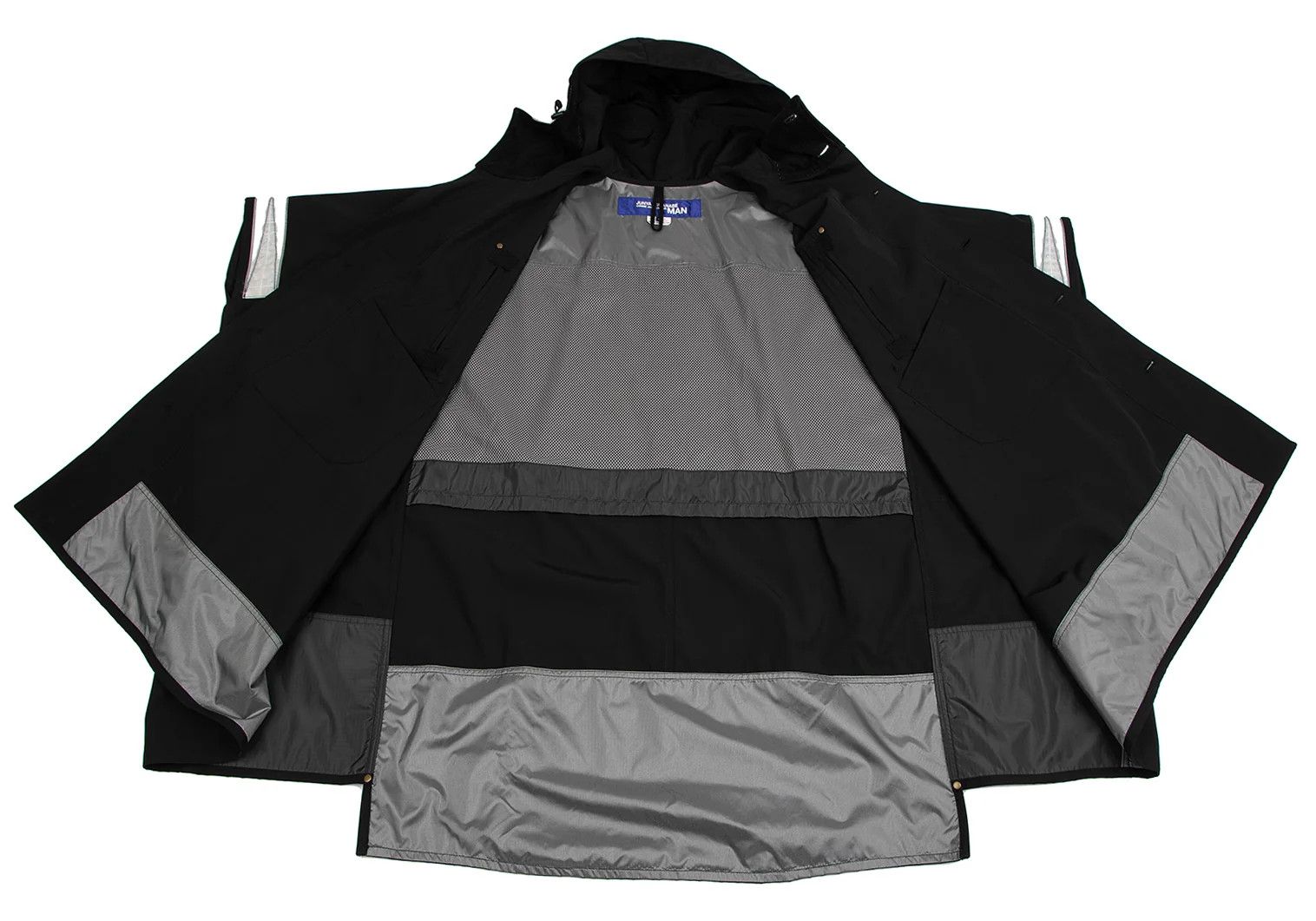Junya Watanabe Oversized Reflective Coat in Black, Size S Size US S / EU 44-46 / 1 - 9 Thumbnail