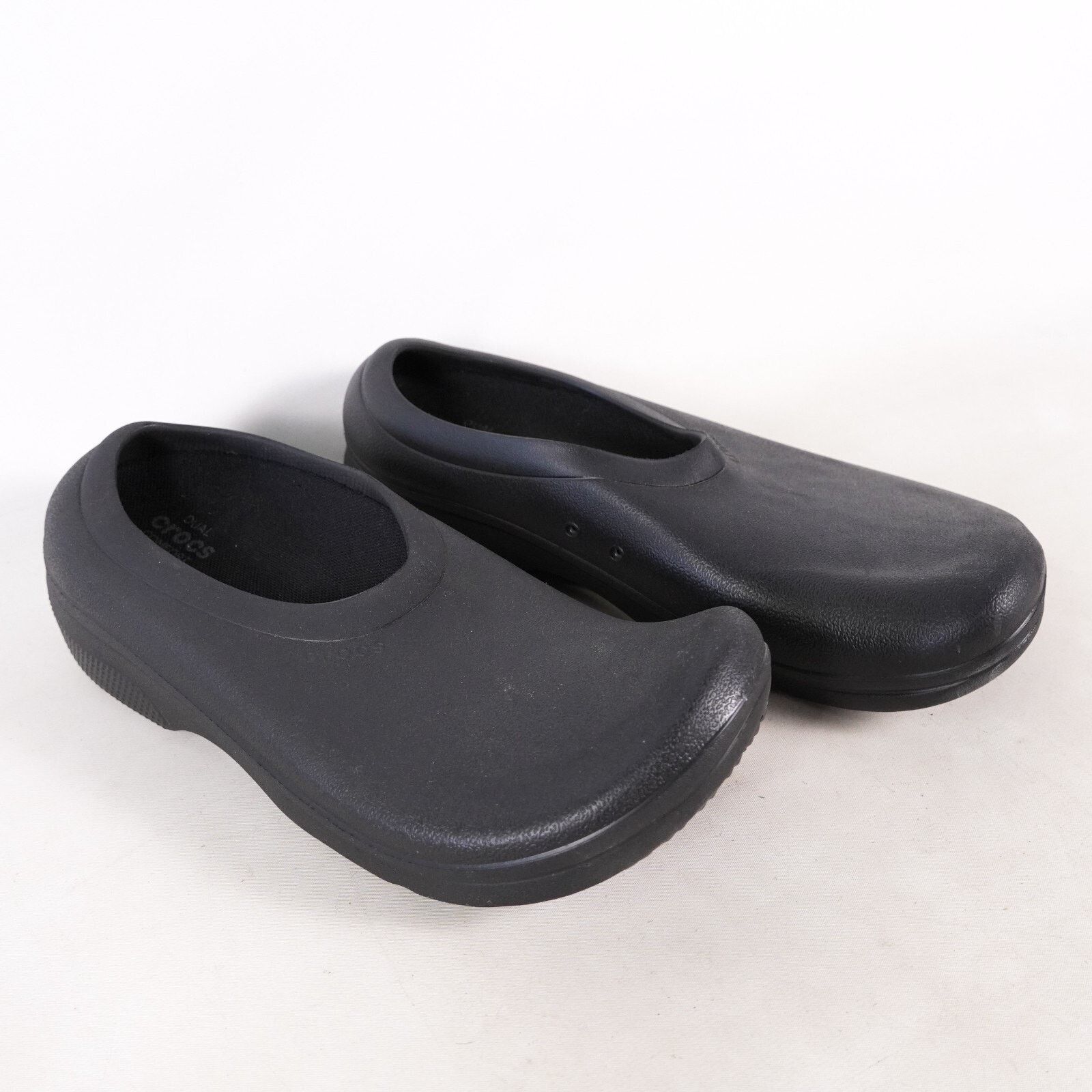 Crocs Crocs Work Shoes Slip On Clogs Non Slip Women 12 Black Size US 12 / IT 42 - 1 Thumbnail