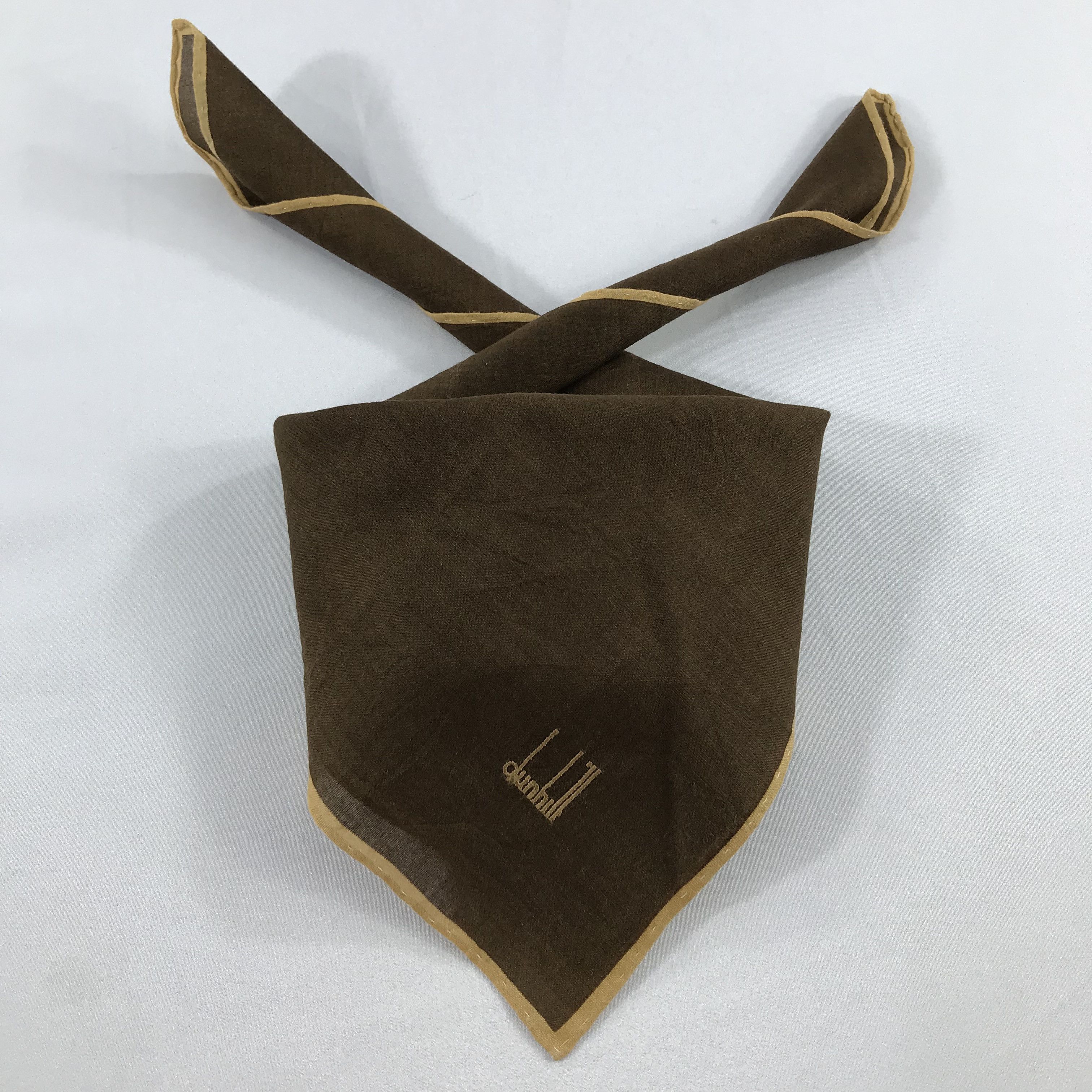 Alfred Dunhill × Vintage Dunhill Bandana / Handkerchief / Neckerchief - S2060 Size ONE SIZE - 3 Thumbnail