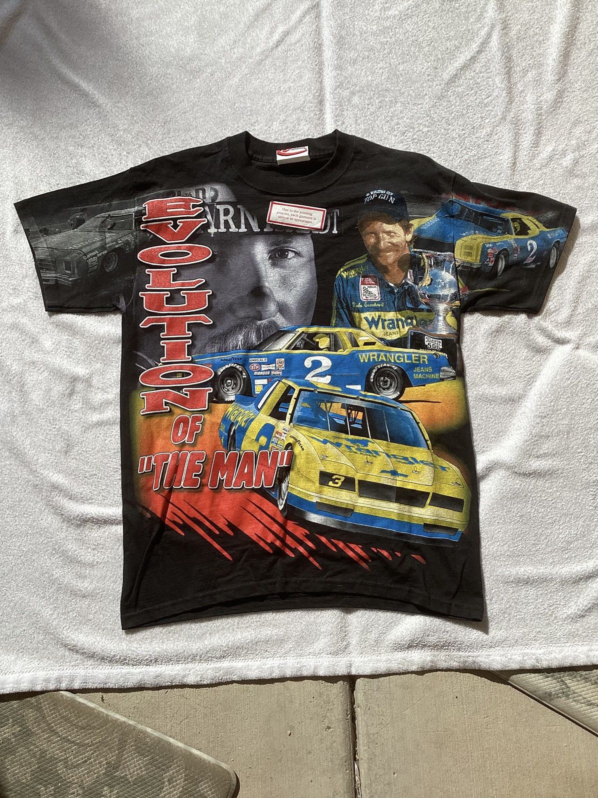 NASCAR Vintage Dale Earnhardt evolution of the man AOP NASCAR TEE Size US M / EU 48-50 / 2 - 1 Thumbnail
