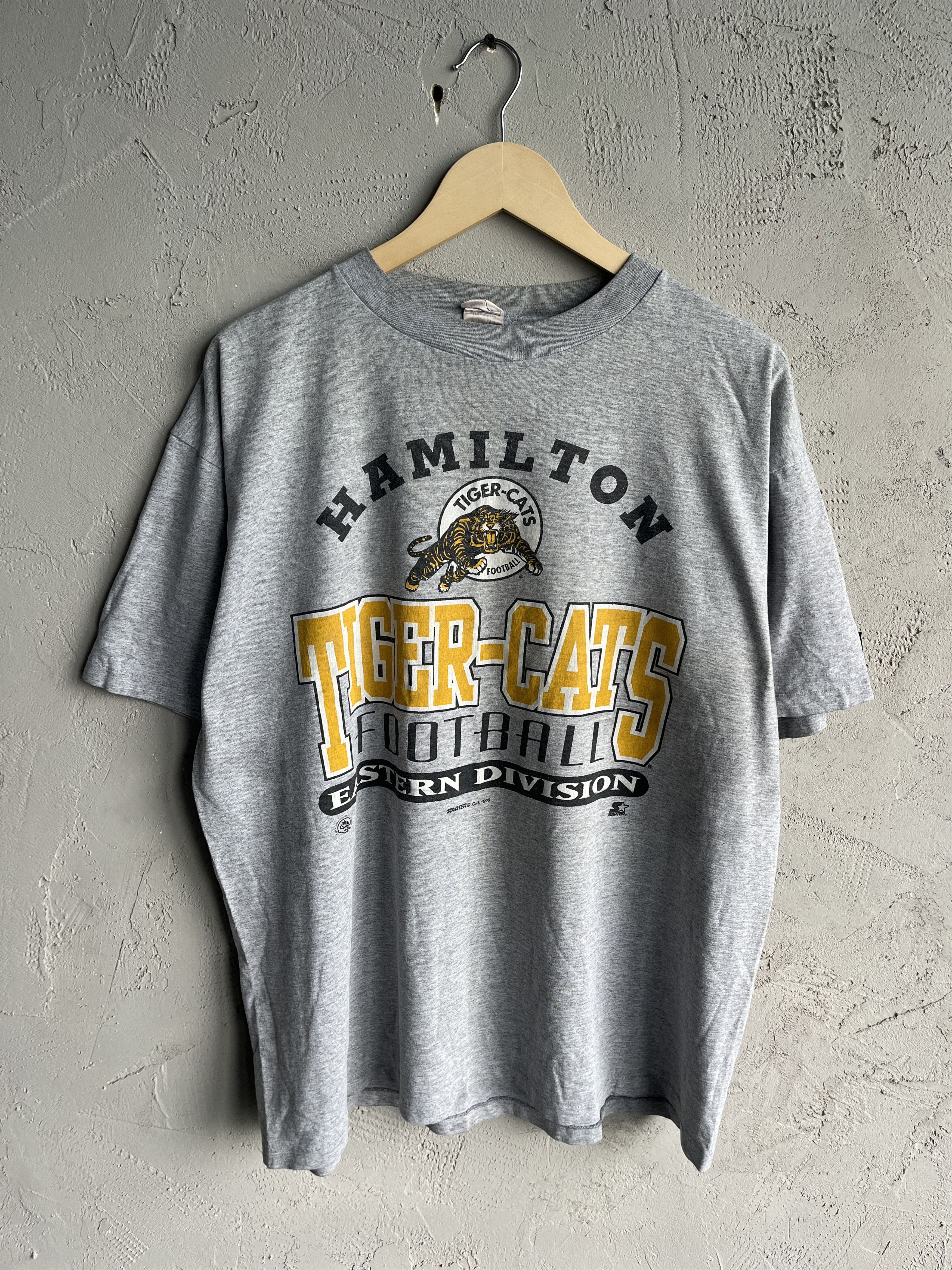 Starter × Vintage Vintage Starter 1996 Hamilton Tiger Cats CFL Graphic T Shirt Size US L / EU 52-54 / 3 - 1 Thumbnail