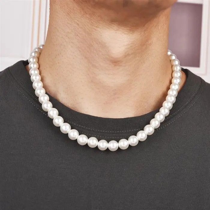 Jewelry 8mm Natural Freshwater Pearl Chokers Necklace Size ONE SIZE - 1 Thumbnail