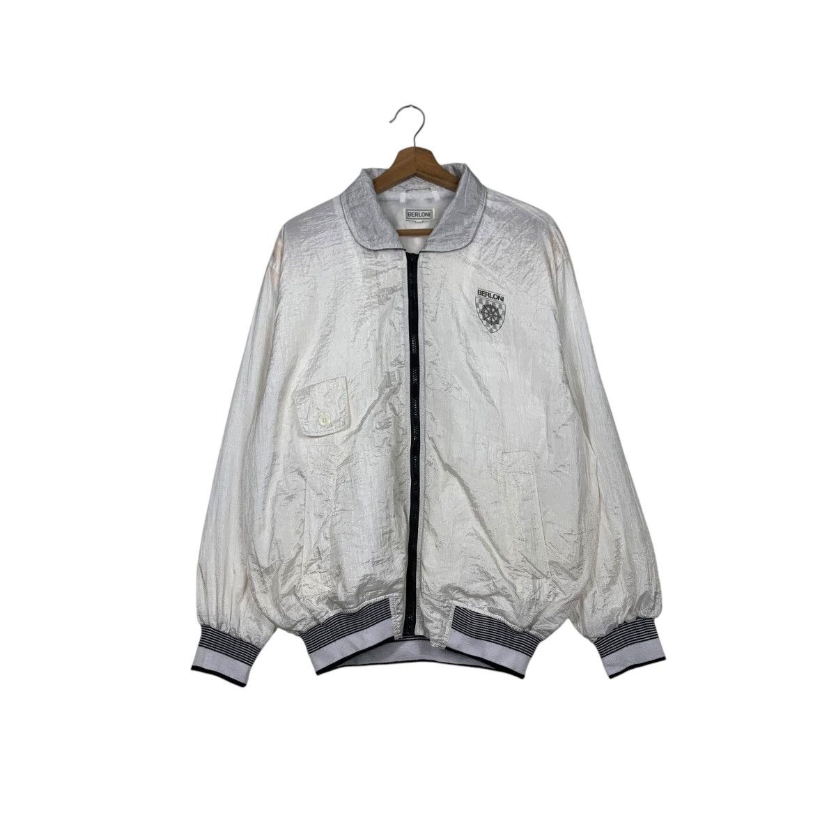 Japanese Brand BERLONI Light Jacket #2430-C109 Size US L / EU 52-54 / 3 - 1 Thumbnail