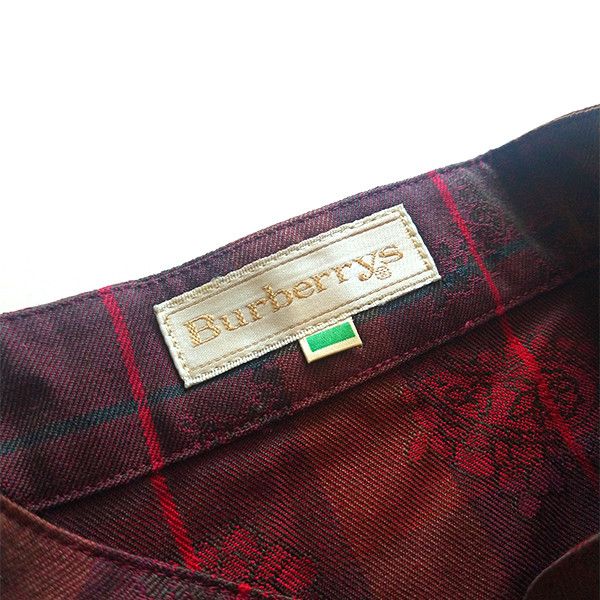 Burberry Vintage 1980's Burberry Burberrys 2-Piece Top Skirt Check Size ONE SIZE - 6 Thumbnail
