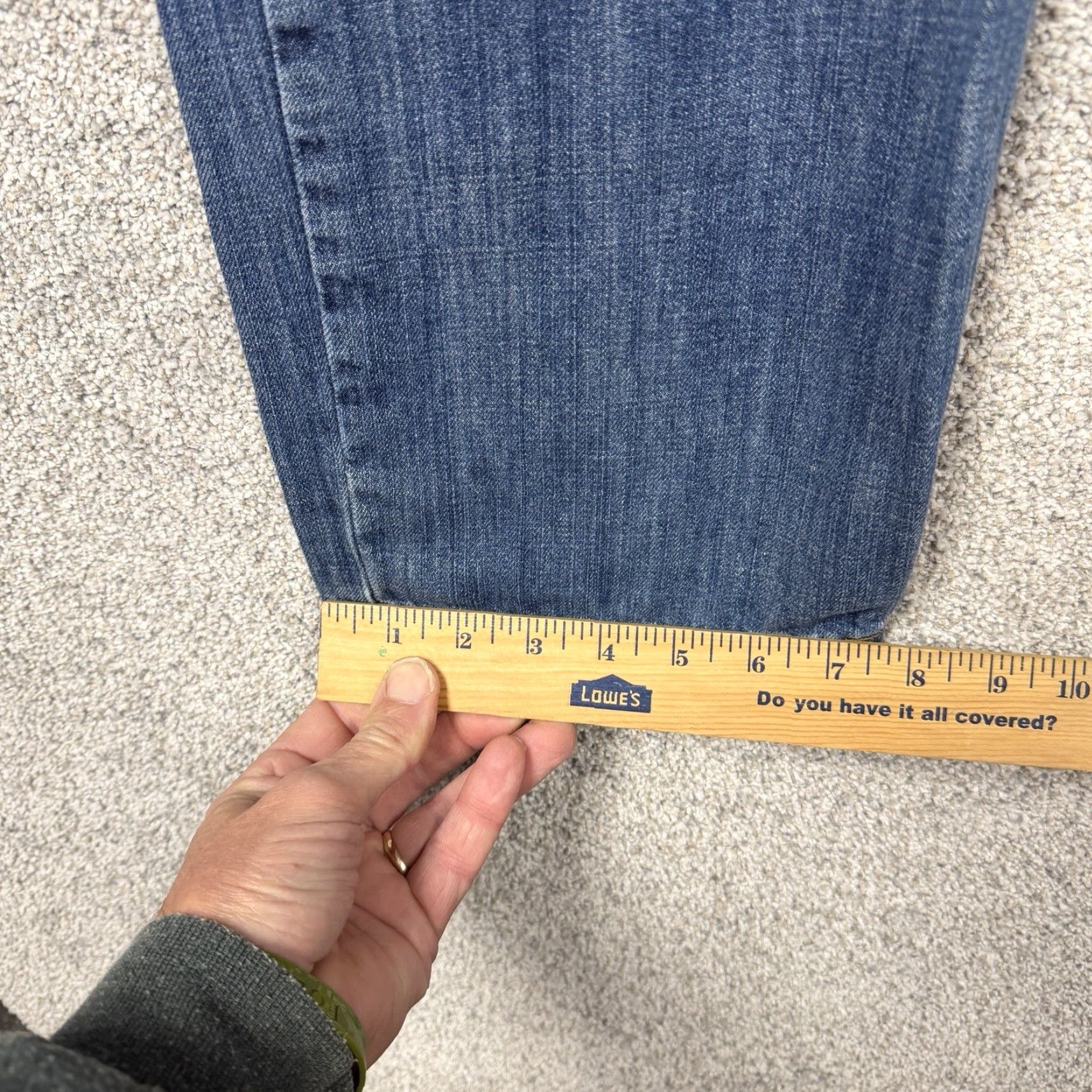 Chaps VINTAGE Chaps Jeans Denim Dark Wash 90s Retro Straight Leg 33x28 Men Blue True American Brand Jeans Size US 33 - 3 Thumbnail
