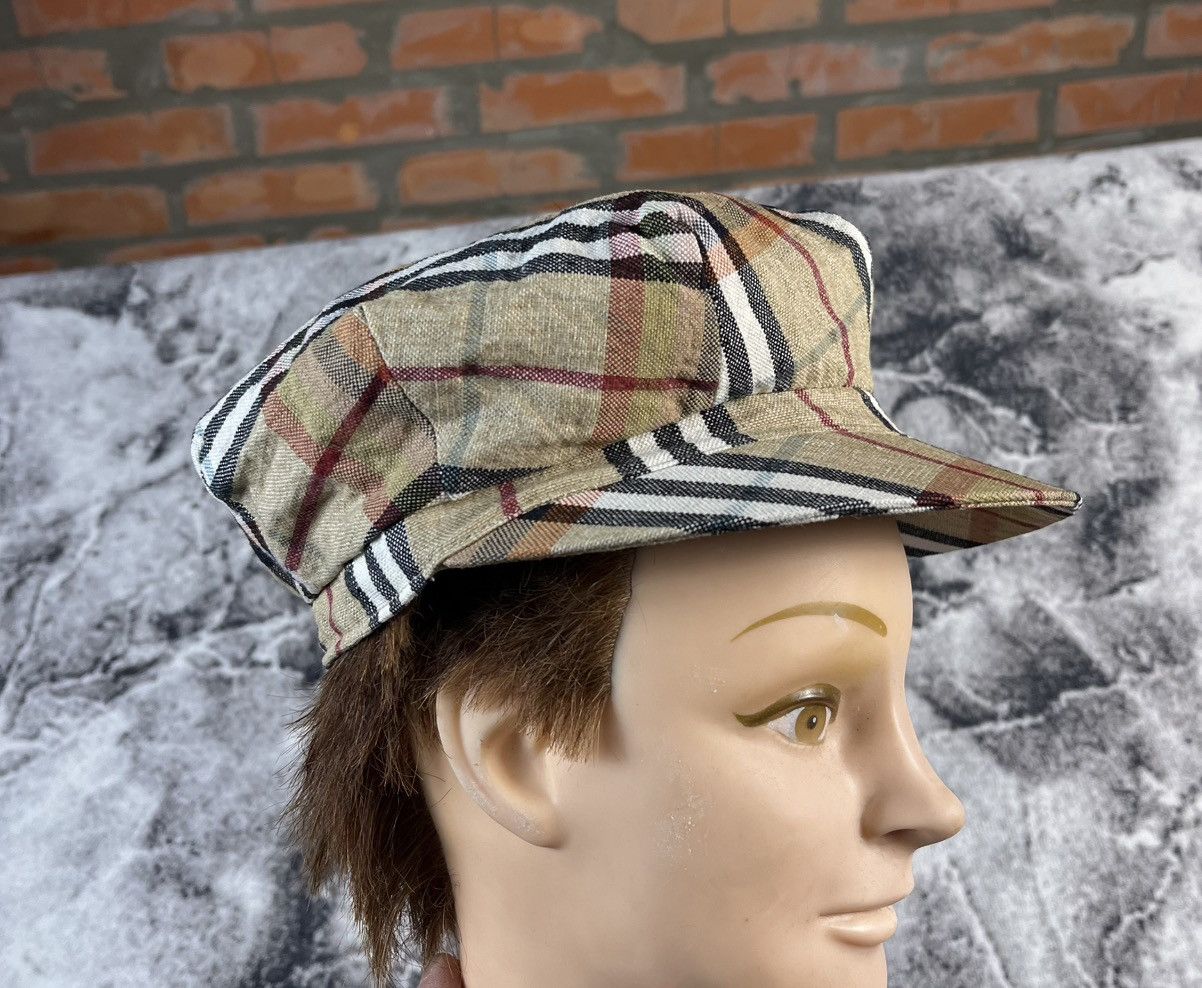 Burberry Burberry London Linen Check Cap Size ONE SIZE - 2 Thumbnail