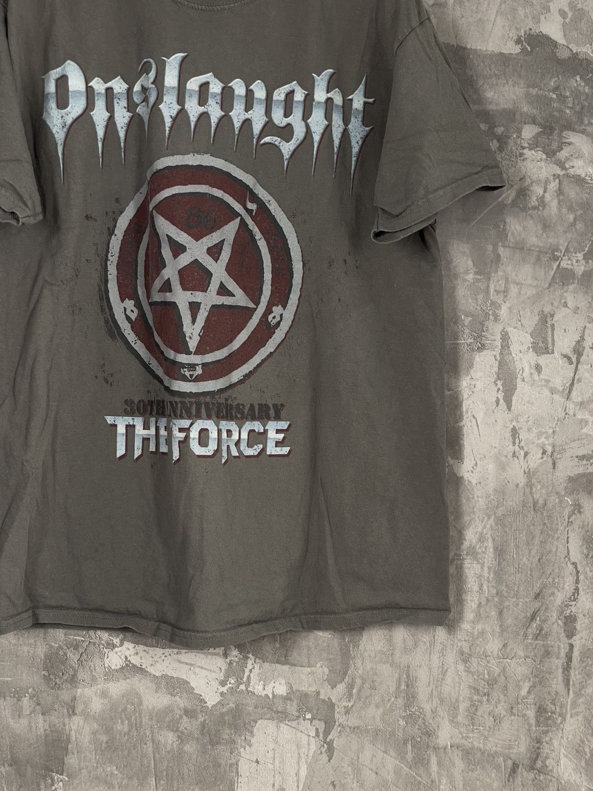 Band Tees × Vintage Vintage hardcore psychedelic rock band Onslaught Tee Size US L / EU 52-54 / 3 - 6 Thumbnail