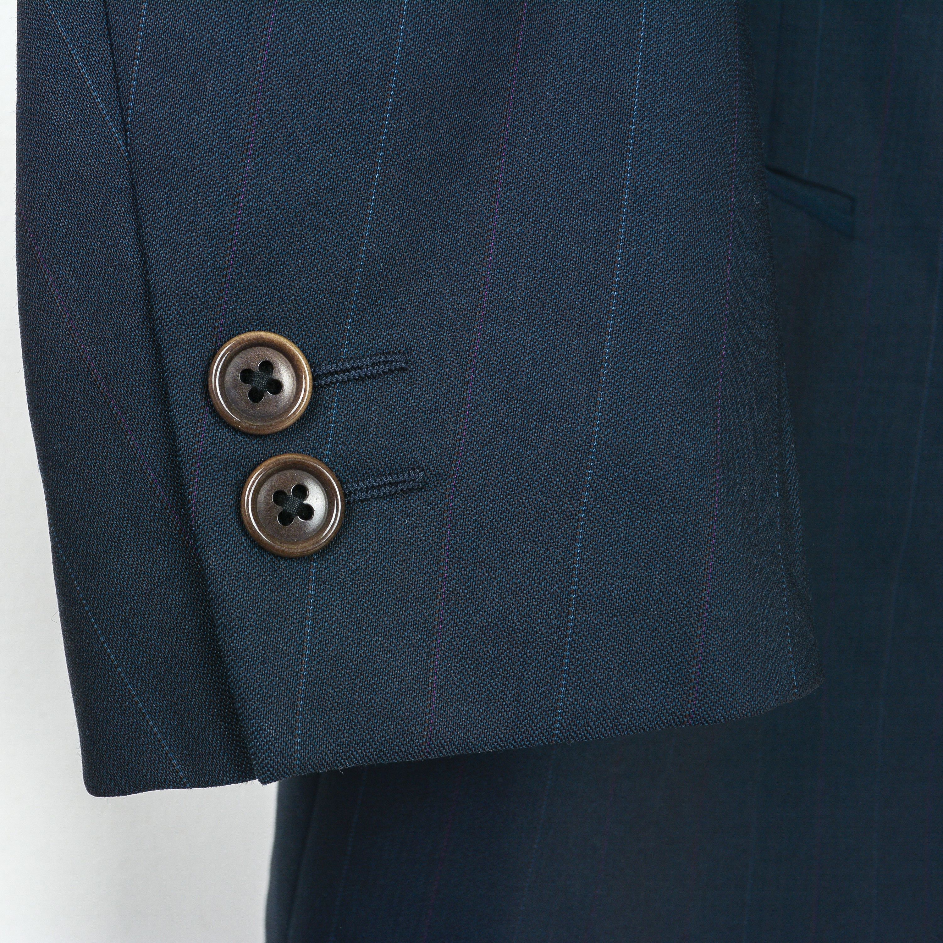 Corneliani 100s Extrafine Wool Men Blazer Suit Jacket Blazer Sport Coat Size 40R - 4 Thumbnail