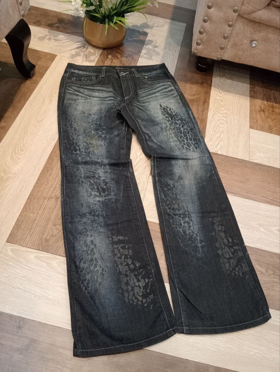 Tornado Mart TORNADO MART JAPAN BLUE WASHED FLARED PANTS Size US 31 - 3 Thumbnail