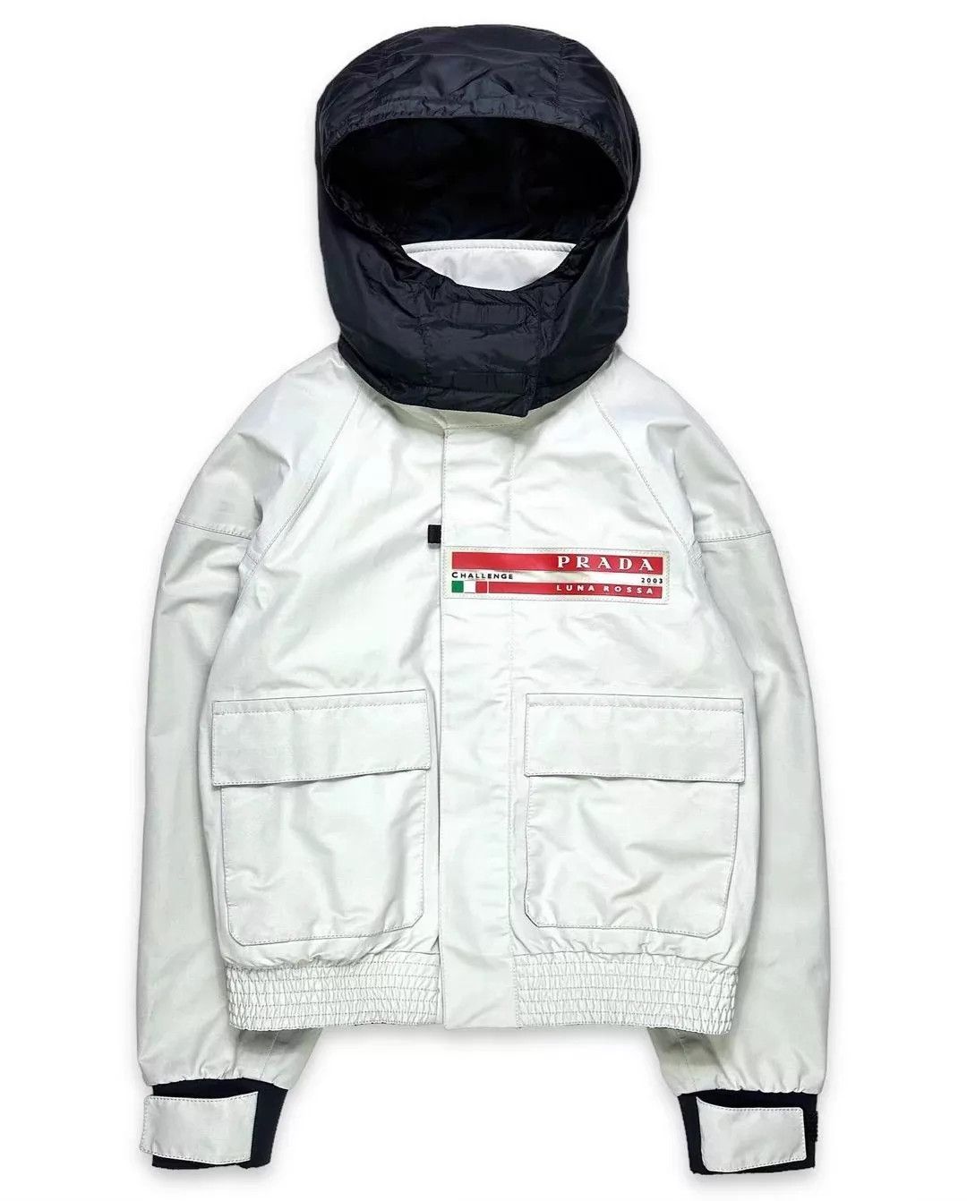 Prada Prada Sport 2003 GTX Luna Rossa White S O/S Jacket Size US S / EU 44-46 / 1 - 4 Thumbnail