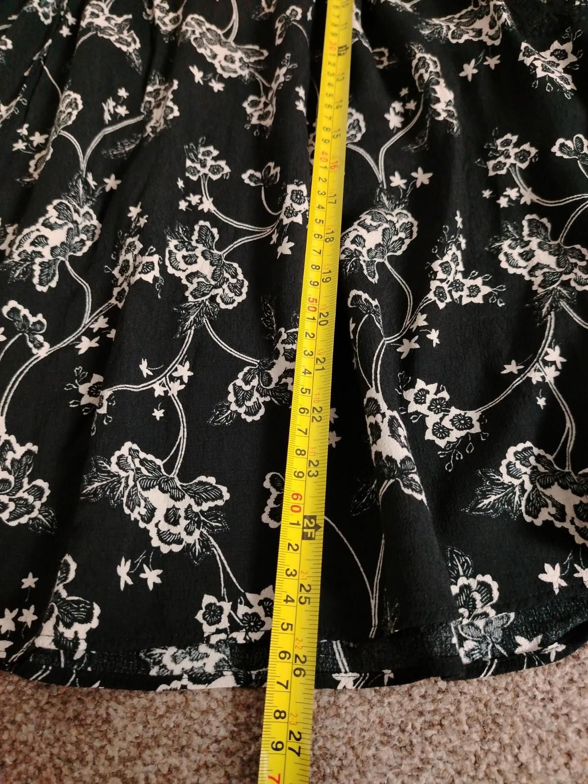 M.E. Sport Pre-Loved Women's Black and White Floral Long Sleeve Blouse Size XL / US 12-14 / IT 48-50 - 9 Thumbnail