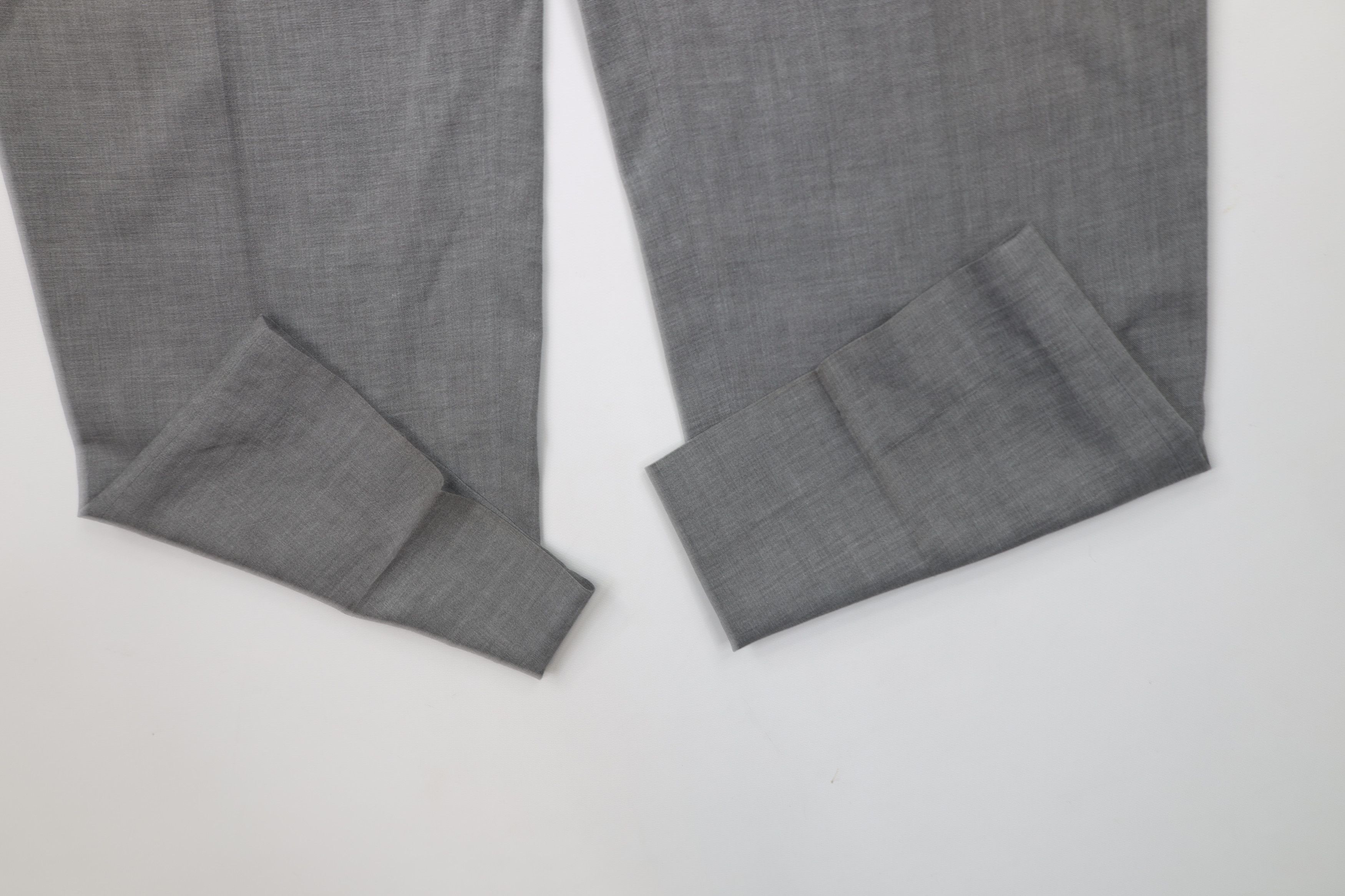 Vintage Vintage 70s Streetwear Chambray Pleated Chino Pants Gray Size US 34 / EU 50 - 5 Thumbnail