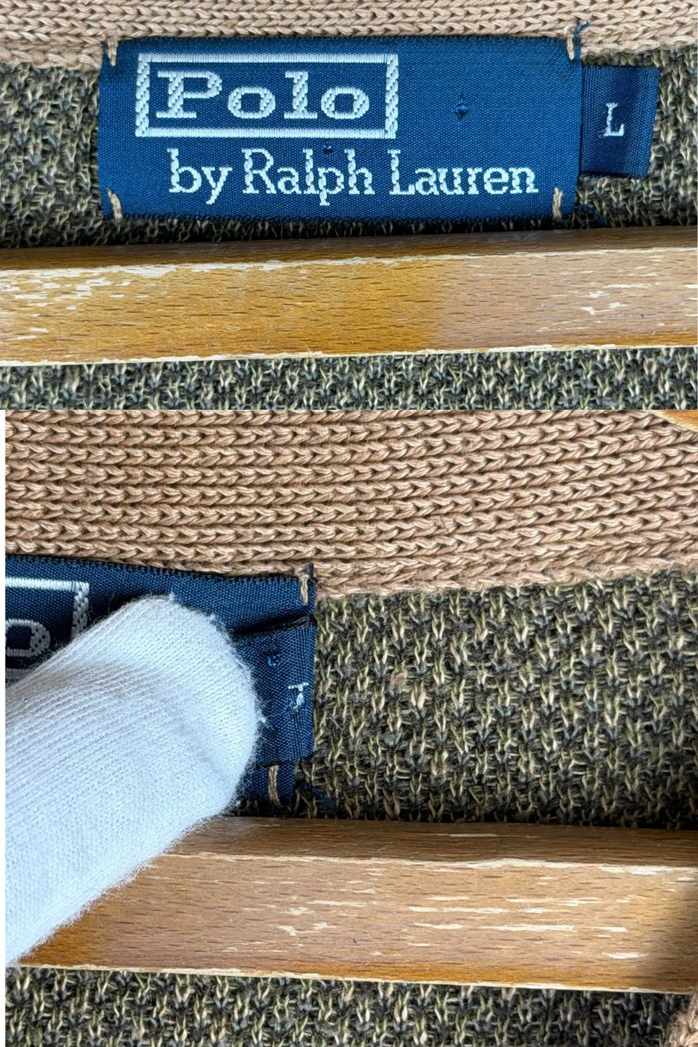 Polo Ralph Lauren ss05 Ralph Lauren Patchwork Tweed Cardigan – Early 2000s Size US L / EU 52-54 / 3 - 4 Thumbnail