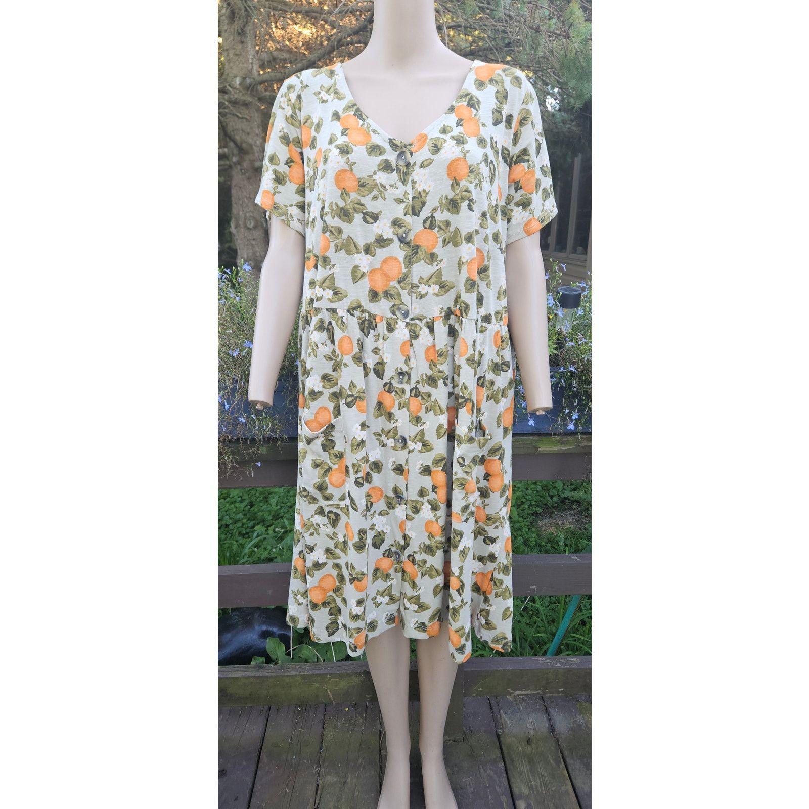 Dipset Organic Cotton Dress. Dip Dress, Size Large. Comfortable! Size L / US 10 / IT 46 - 10 Thumbnail
