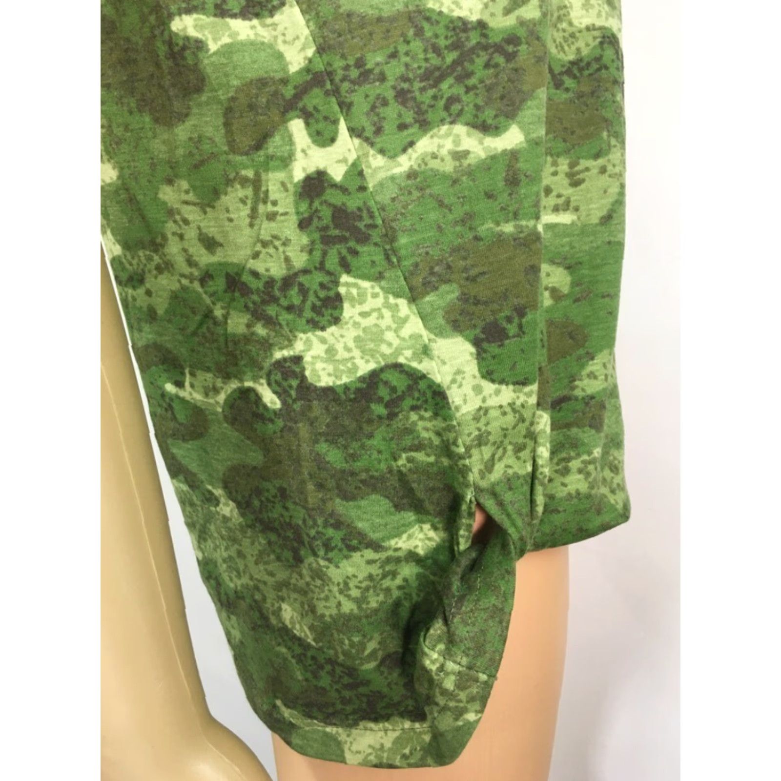 Olive Live Breathe Fight Womens Tank Top Green Camouflage Pink Ribbon Crew Neck S New Size S / US 4 / IT 40 - 7 Thumbnail