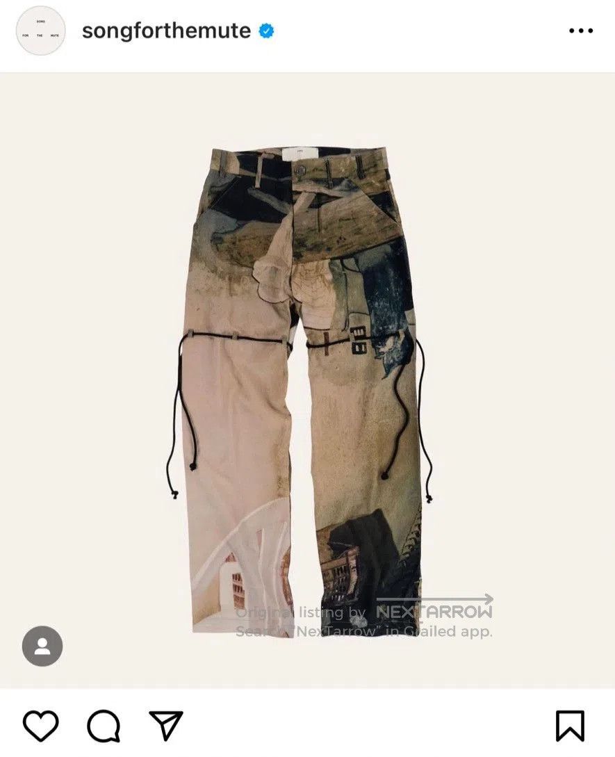 Song For The Mute Song for the Mute 21.1 Cargo Pants. Size US 32 / EU 48 - 5 Thumbnail