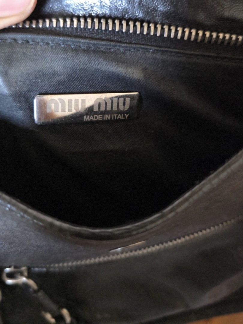 Miu Miu Miu Miu fall 2004 Lambskin Motorcycle Bag Size ONE SIZE - 9 Thumbnail