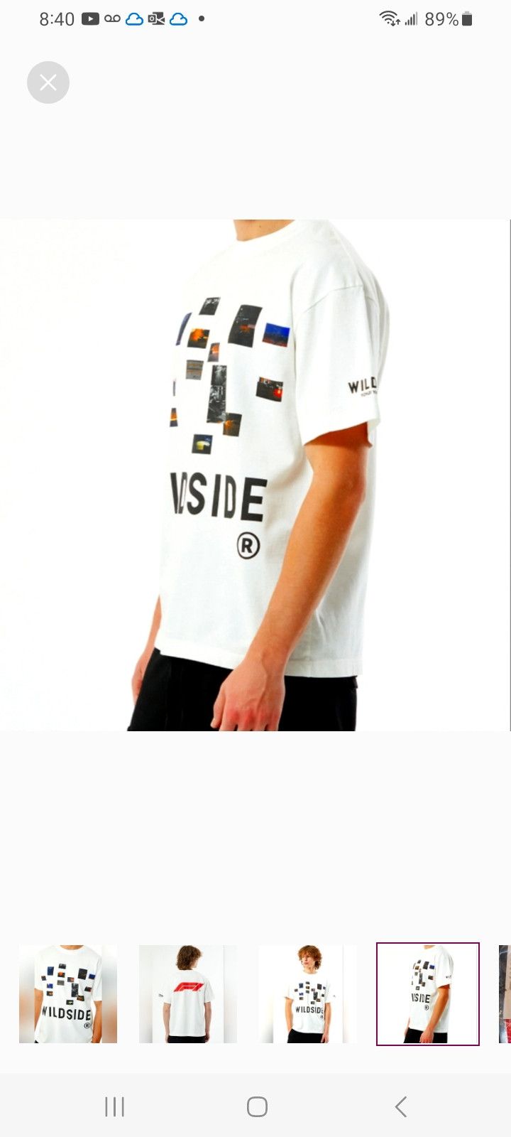 Yohji Yamamoto Formula 1 x Wildside Yohji Yamamoto x PacSun Archive T-Shirt Size US L / EU 52-54 / 3 - 5 Thumbnail