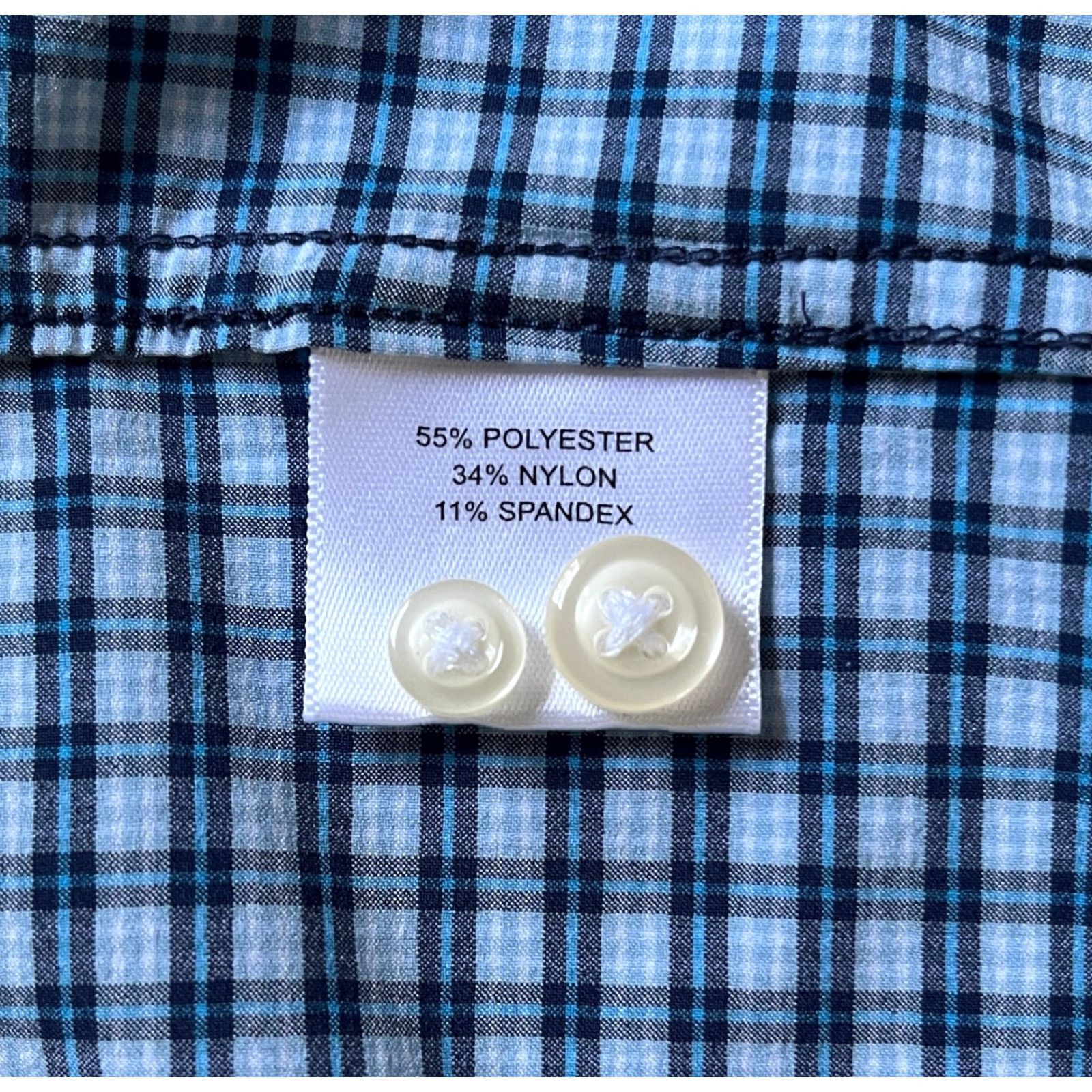 Peter Millar Peter Millar Summer Comfort Men Shirt Short Sleeve Button-Up Check Blue L Size US L / EU 52-54 / 3 - 6 Thumbnail
