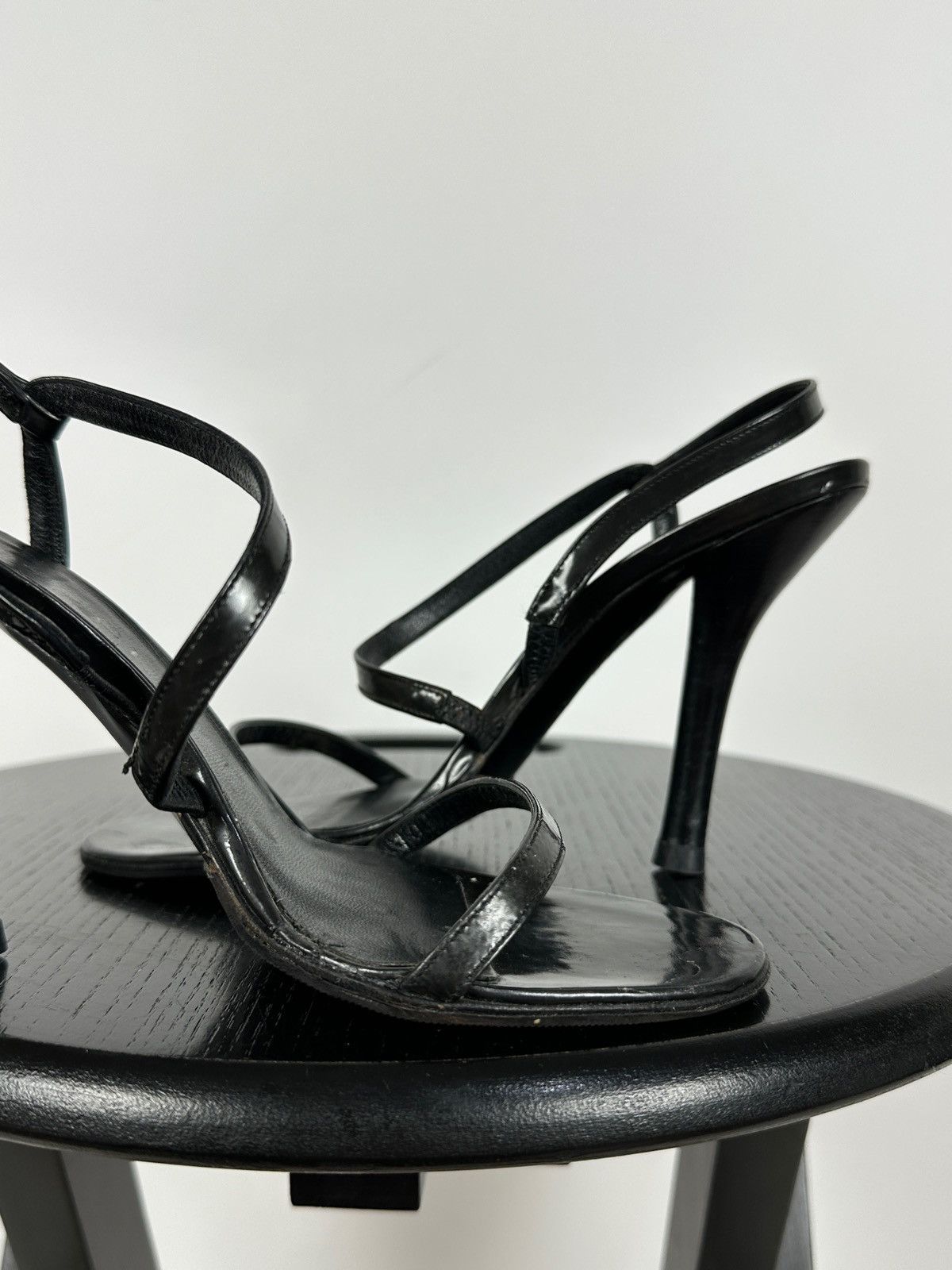 Gucci × Tom Ford × Vintage Vintage Gucci by Tom Ford Strappy Leather Heeled Sandals Size US 5.5 / IT 35.5 - 16 Thumbnail
