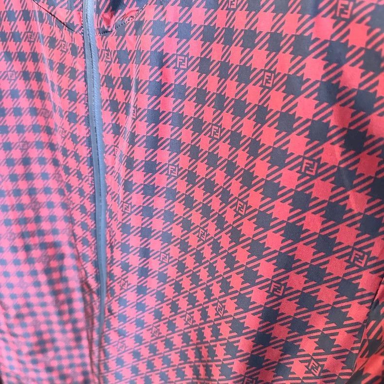 Fendi Fendi Checkered Hooded Jacket DoubleSided Size US L / EU 52-54 / 3 - 5 Thumbnail
