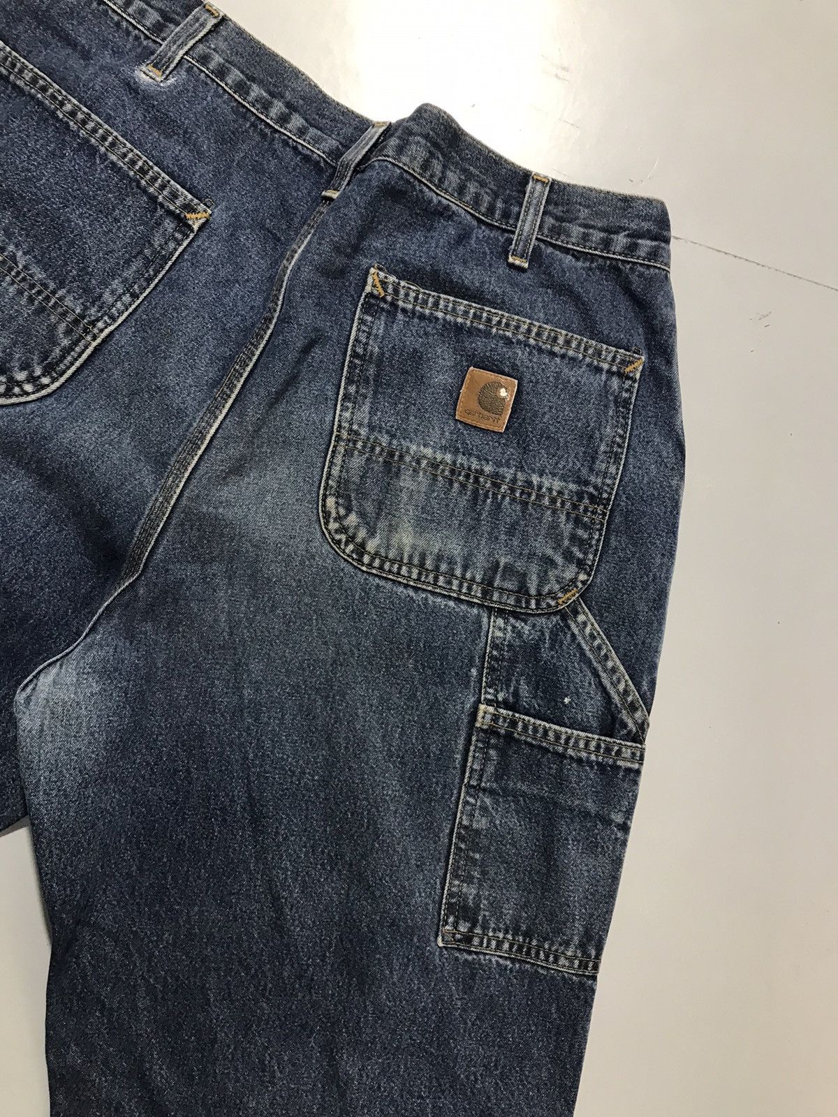 Carhartt Vintage Carhartt B13 HDK carpenter workwear denim Size US 34 / EU 50 - 11 Thumbnail