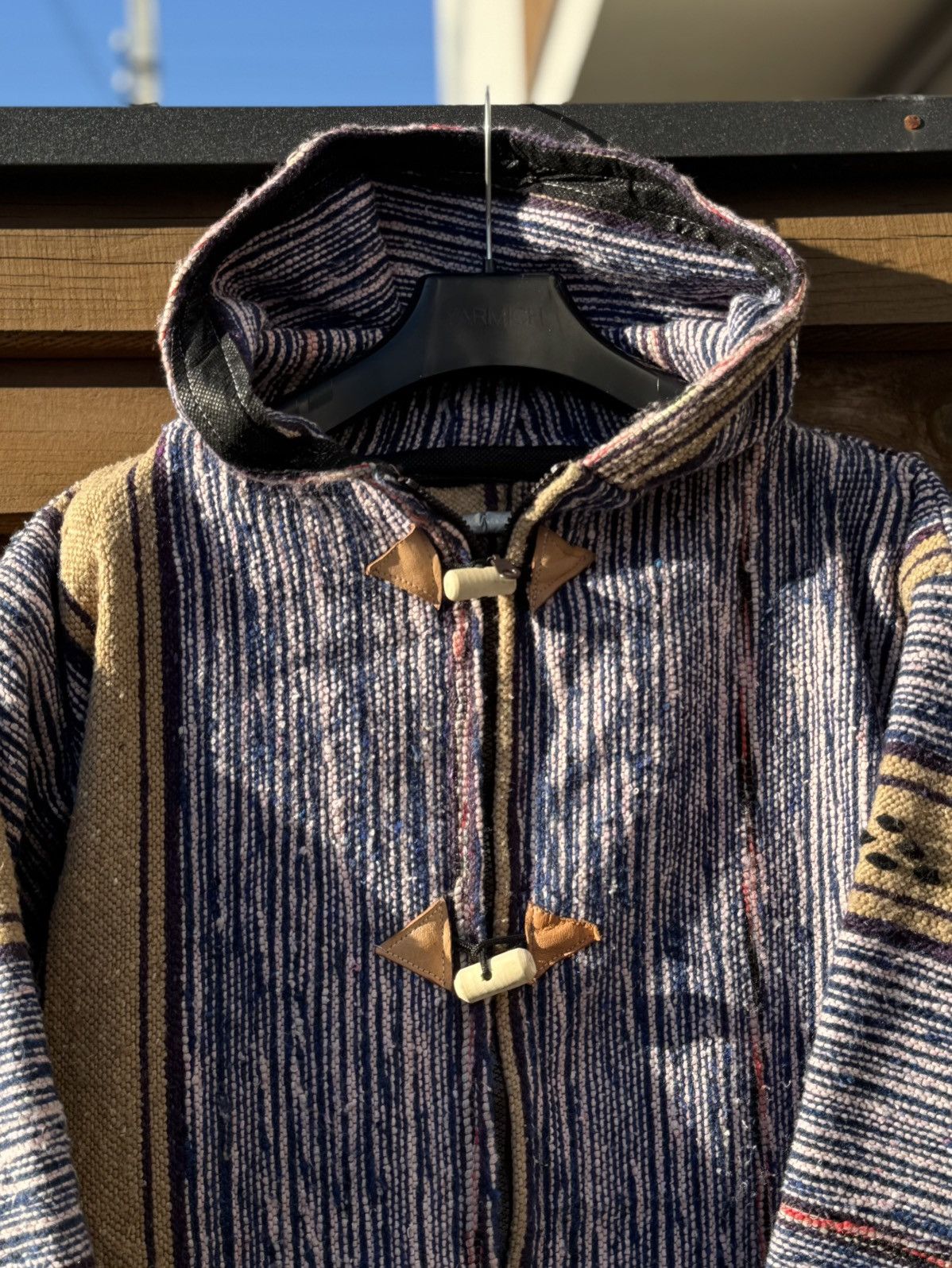 Vintage Vintage 90s Moroccan Barbarian Wool Jacket 3D Knitwear Size US XL / EU 56 / 4 - 4 Thumbnail